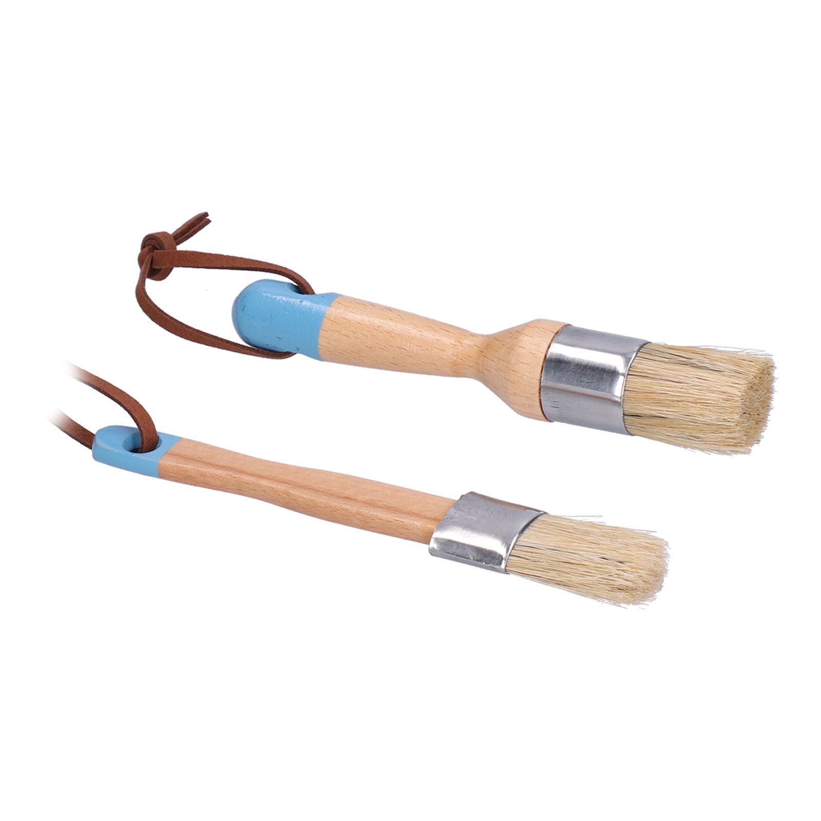 2PCS 1in Chalk &amp; Wax Paint Brush for Furniture DIY Painting and Waxing view 7