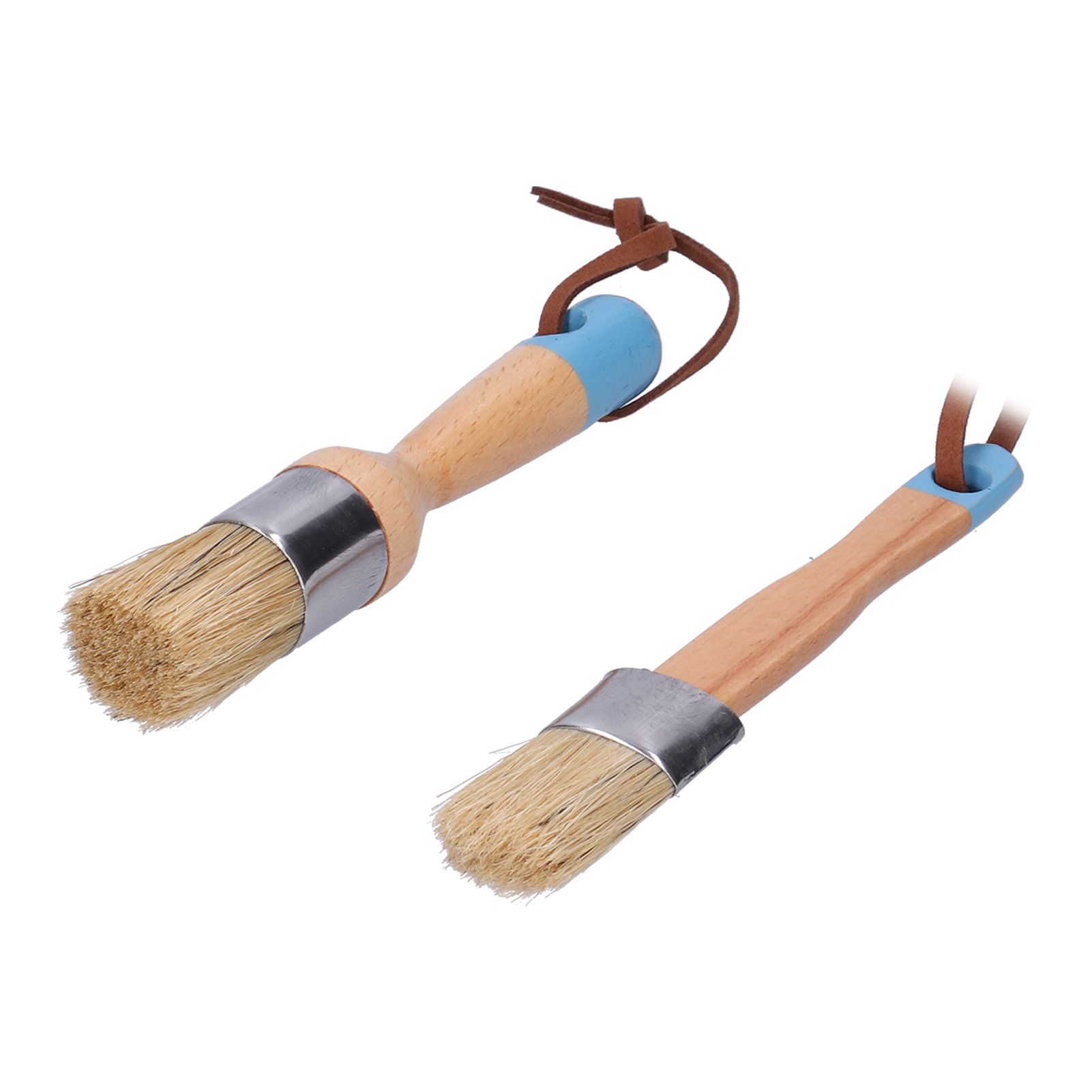 2PCS 1in Chalk &amp; Wax Paint Brush for Furniture DIY Painting and Waxing view 8