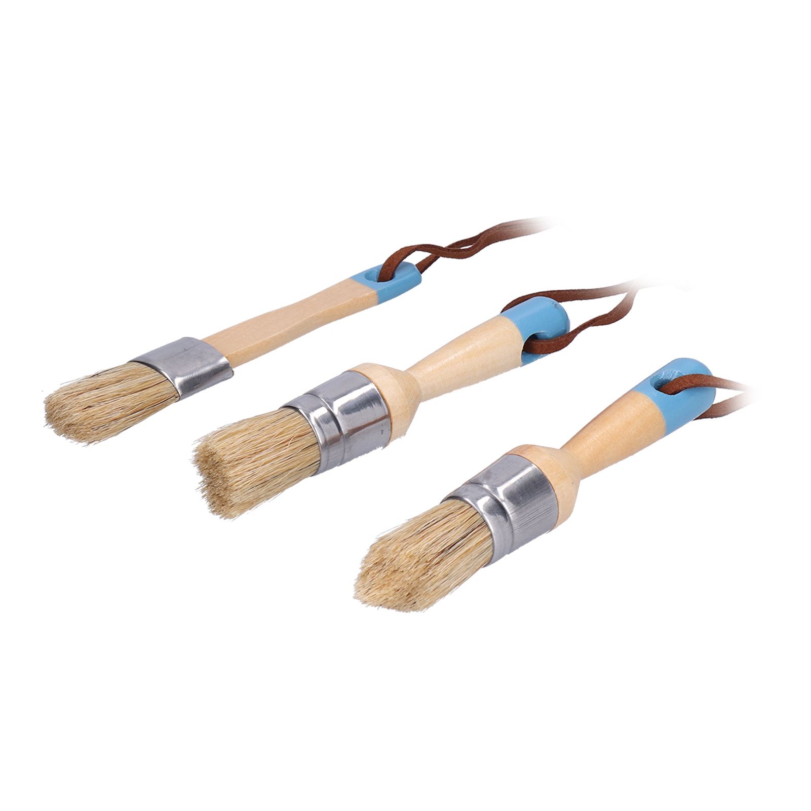 3PCS Paint Brush with Wooden Handle for Furniture Wall Painting Projects DIY view 2