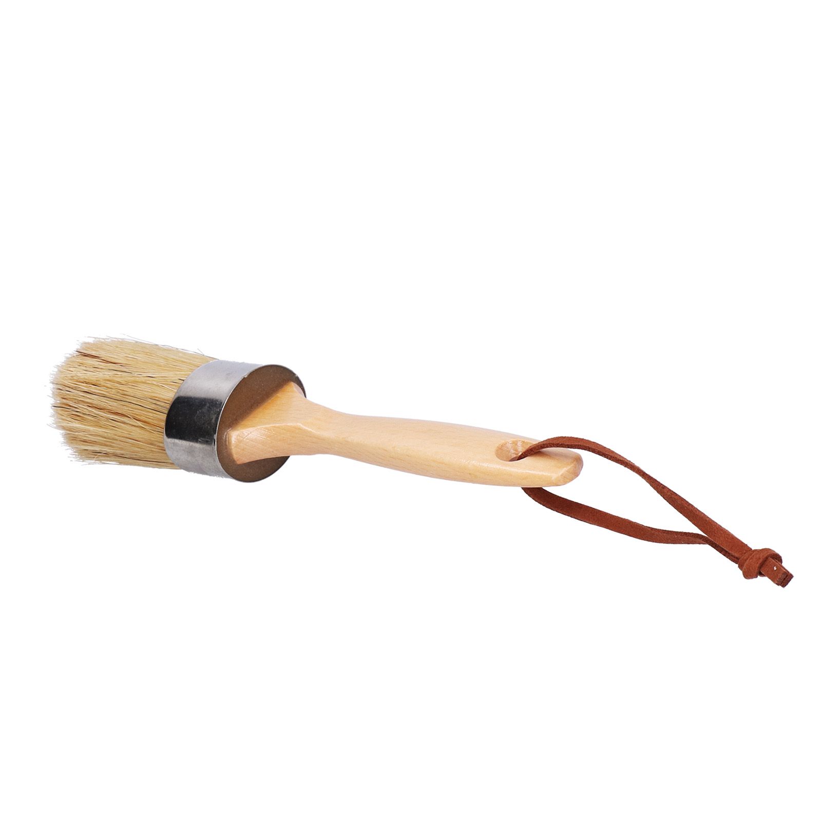 Oval Bristle Paint Brush Round Brush Furniture Paint Brush Scrubbing Brush view 3