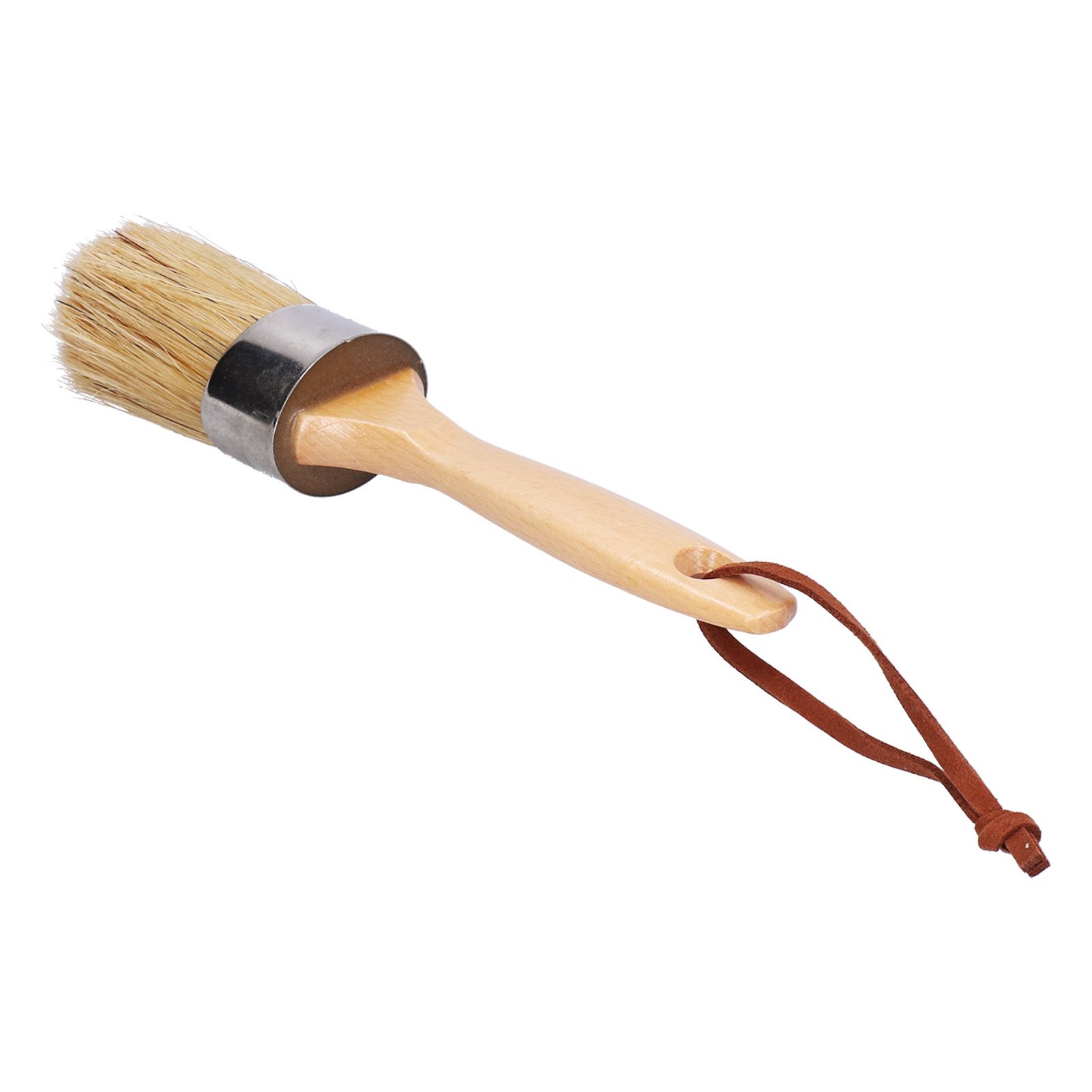 Oval Bristle Paint Brush Round Brush Furniture Paint Brush Scrubbing Brush view 4