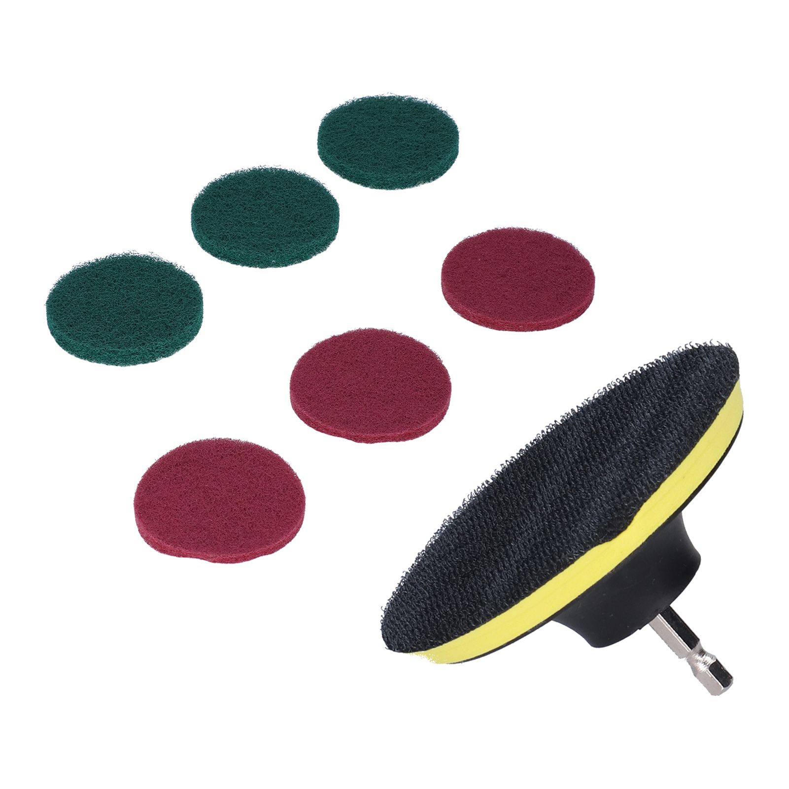 4in Scouring Pad SelfAdhesive Polishing Disc Polishing Sheet for Home Wood view 2