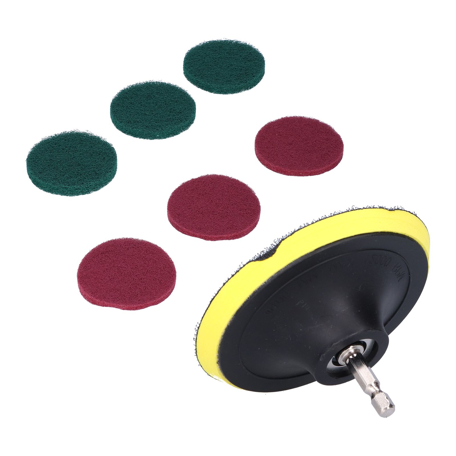 4in Scouring Pad SelfAdhesive Polishing Disc Polishing Sheet for Home Wood view 3