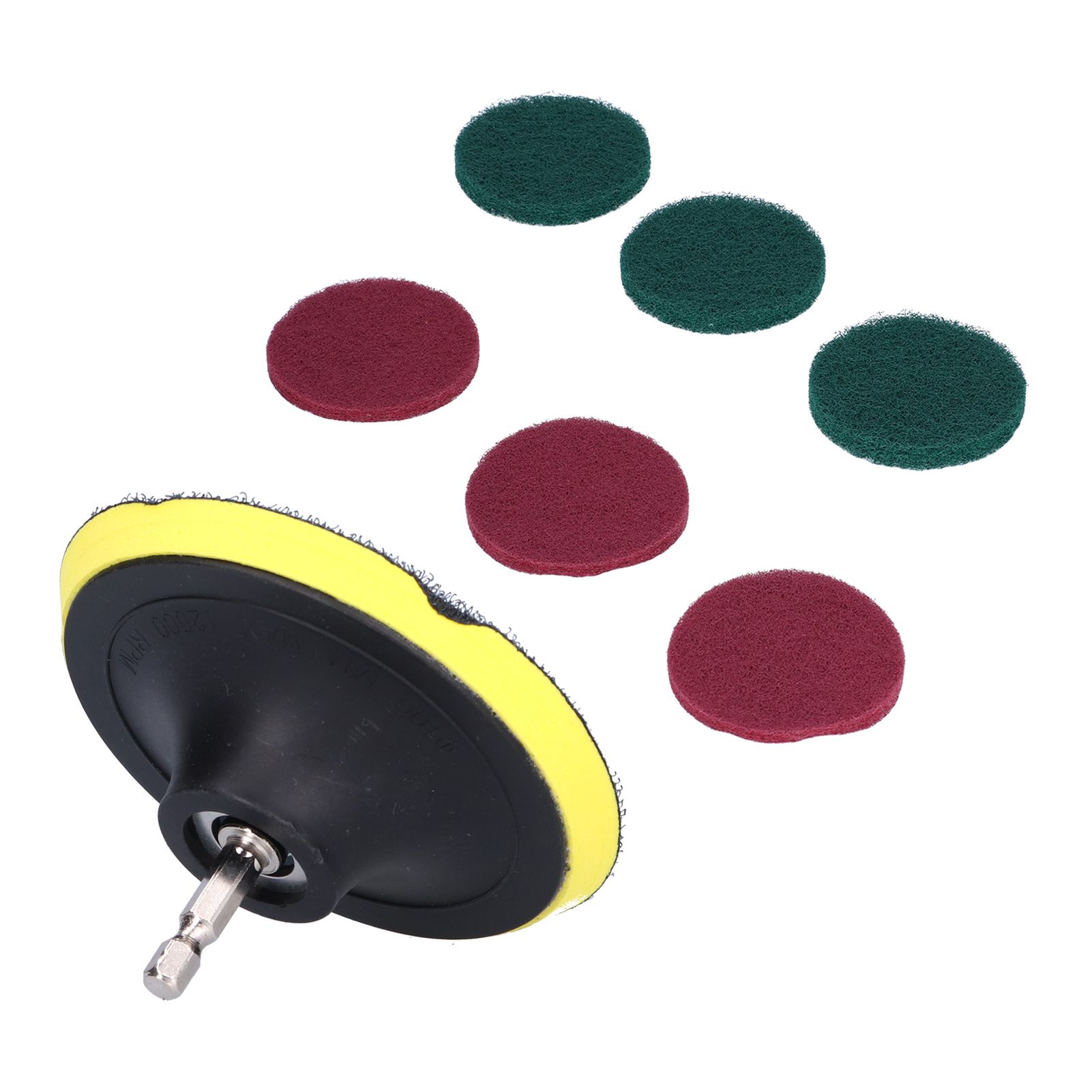 4in Scouring Pad SelfAdhesive Polishing Disc Polishing Sheet for Home Wood view 4