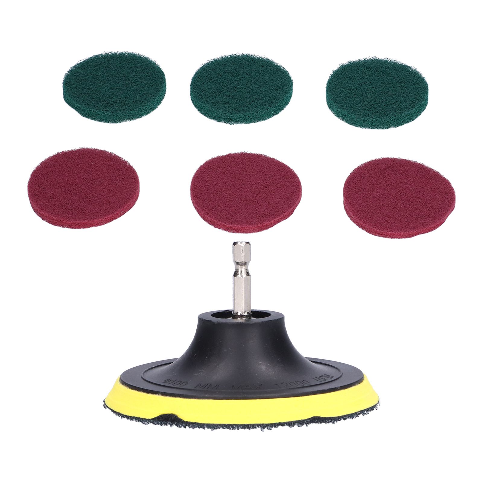 4in Scouring Pad SelfAdhesive Polishing Disc Polishing Sheet for Home Wood view 5