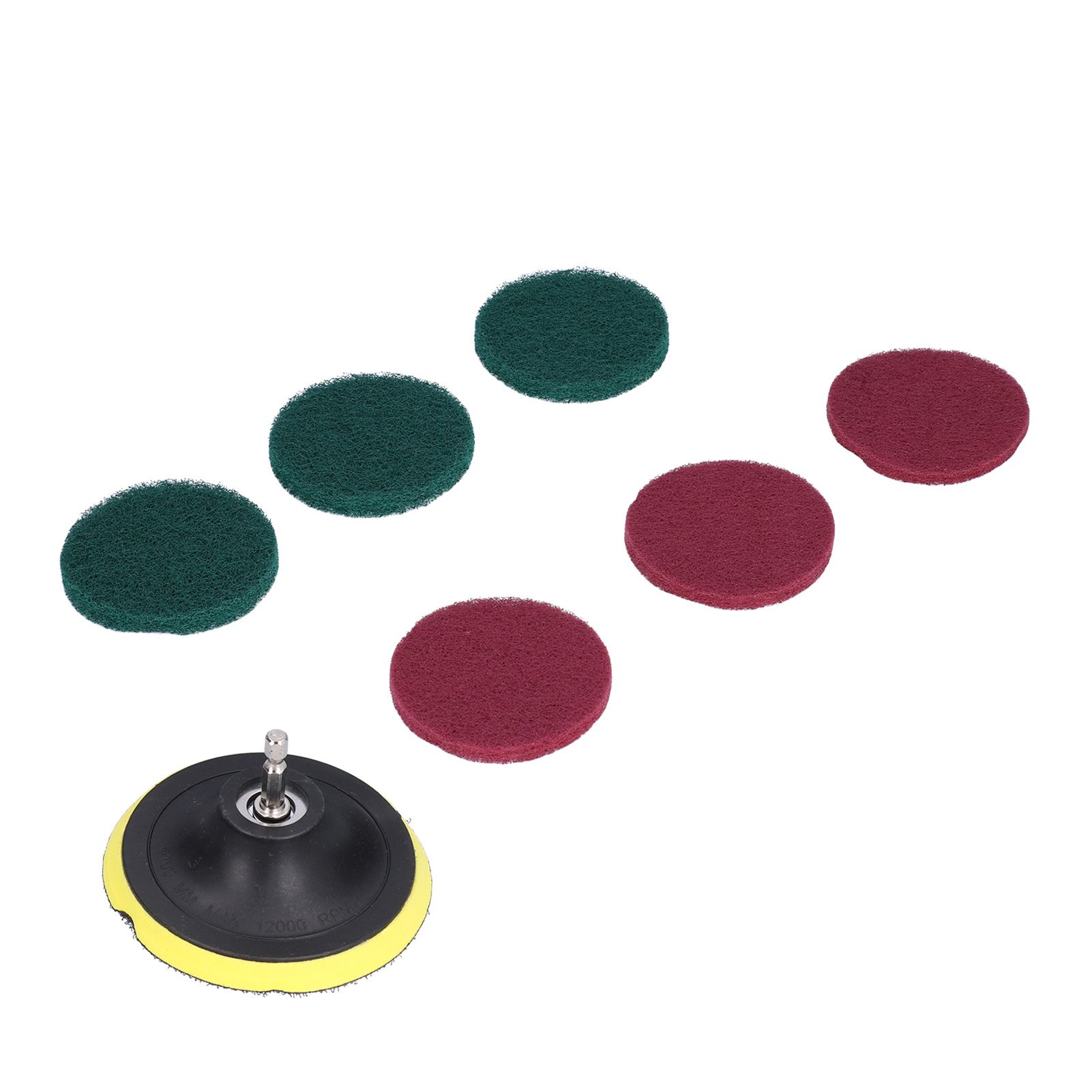4in Scouring Pad SelfAdhesive Polishing Disc Polishing Sheet for Home Wood view 8
