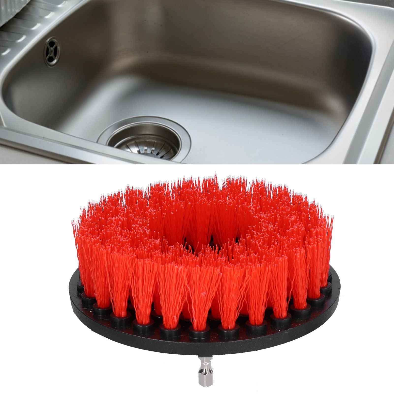 5in Drill Brush Power Scrubber Polishing Cleaning Brush for Ground Wall view 11