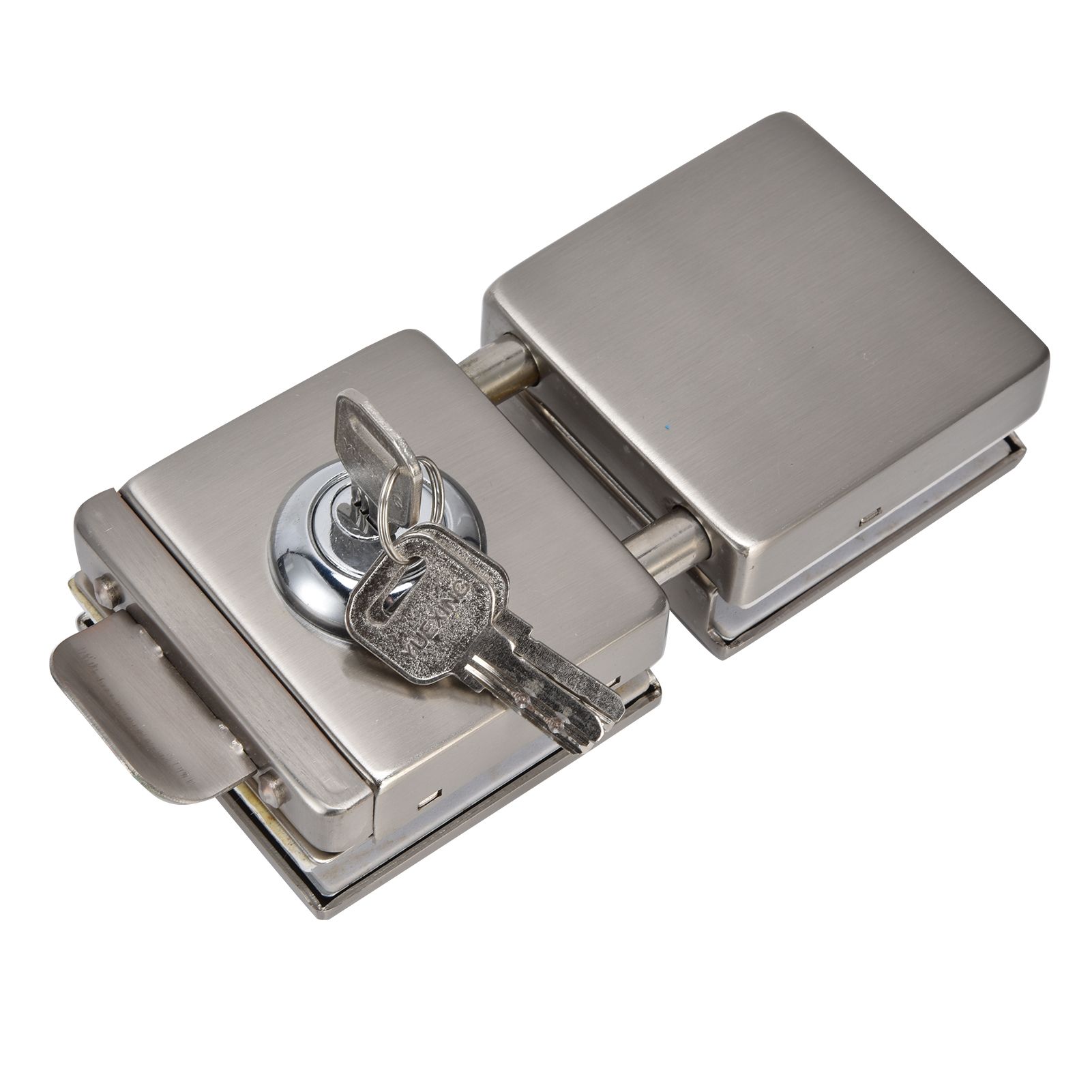 1012mm Glass Door Lock HighStrength Stainless Steel Safety Door Lock with 3