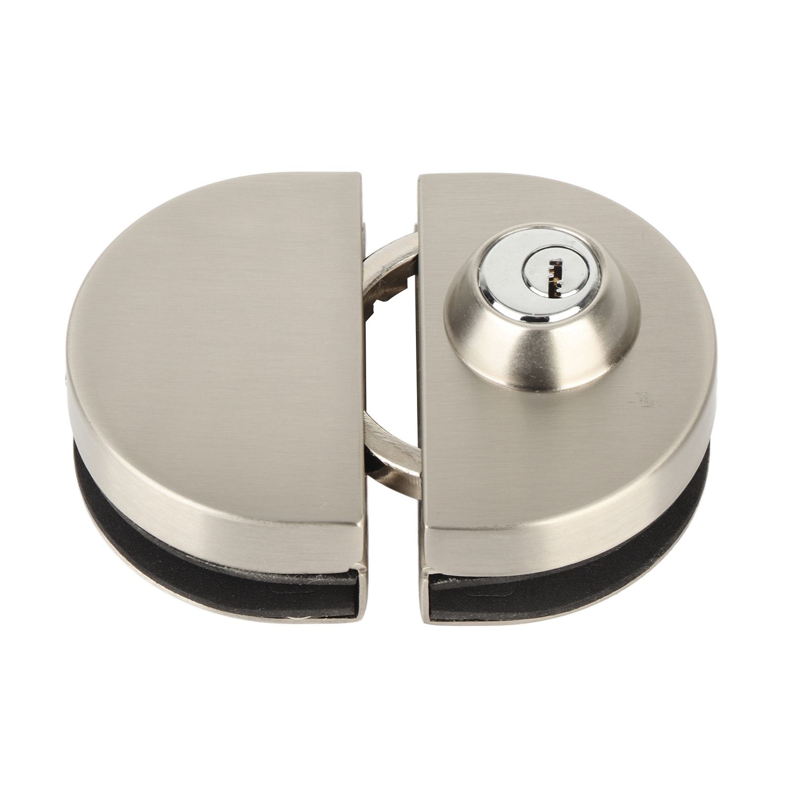 10‑12mm Thickness Glass Door Stainless Steel Lock Push Sliding Gate Lock with view 3