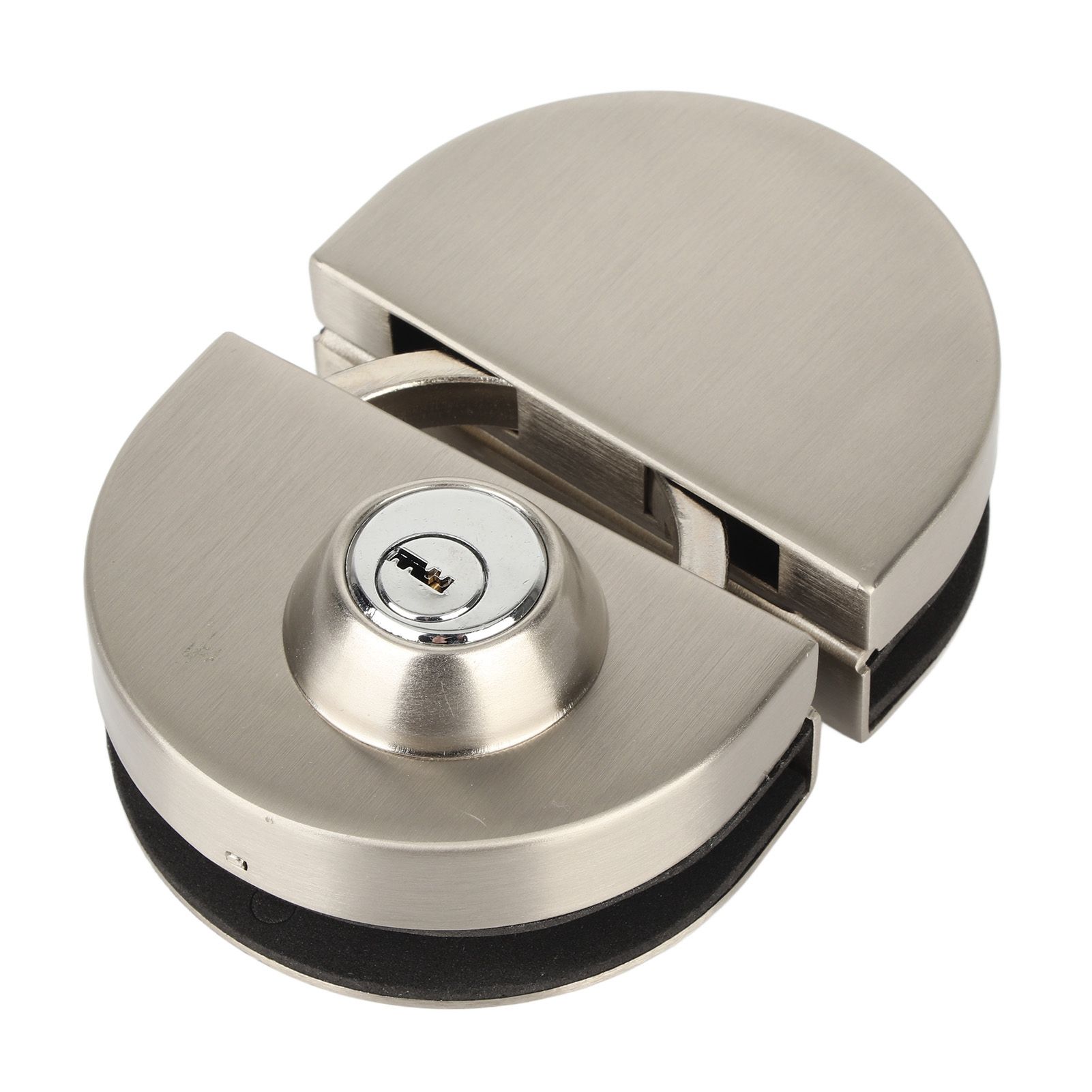 10‑12mm Thickness Glass Door Stainless Steel Lock Push Sliding Gate Lock with view 7