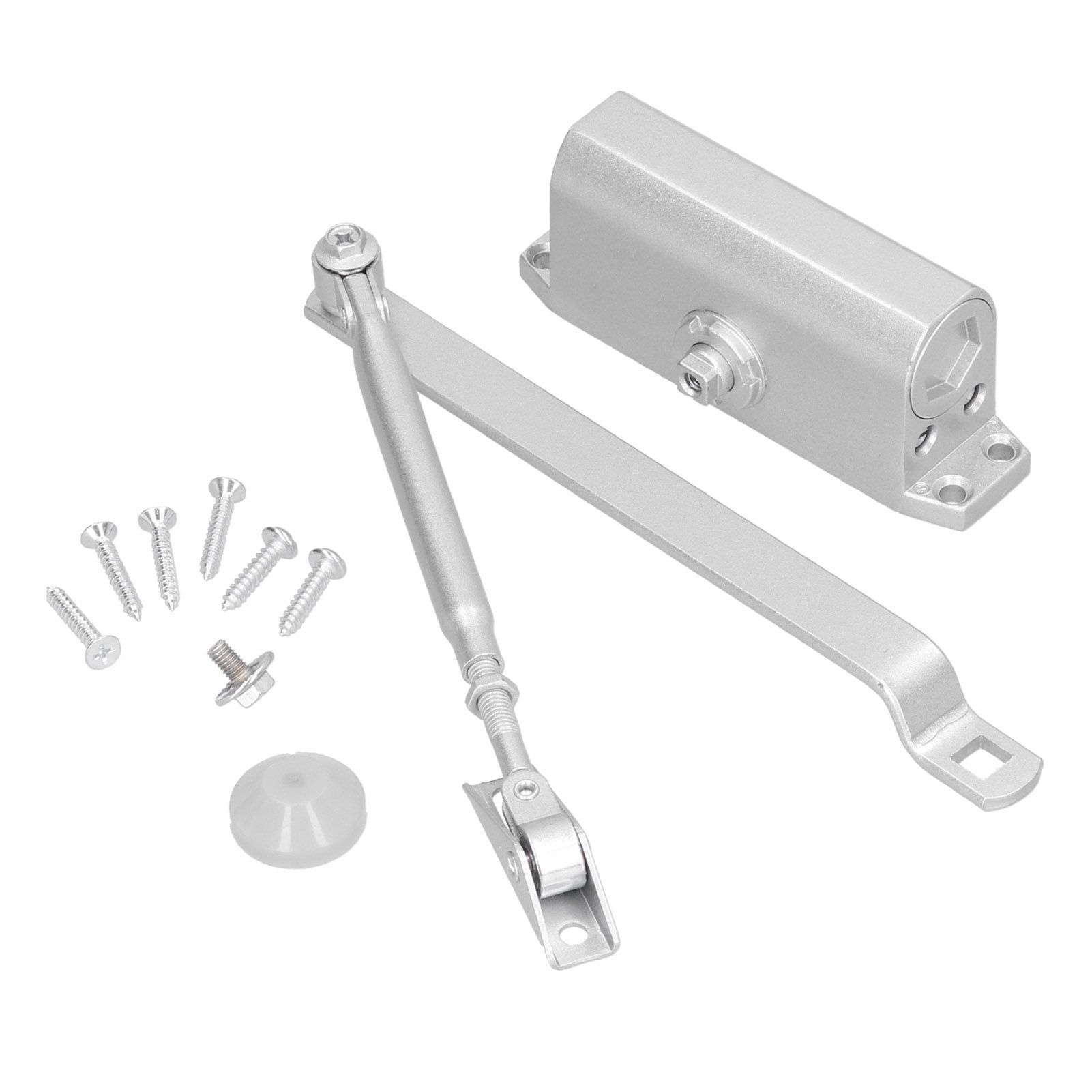 Adjustable Fireproof Door Closer 180‑Degree Spring Hydraulic Buffer Automatic view 6