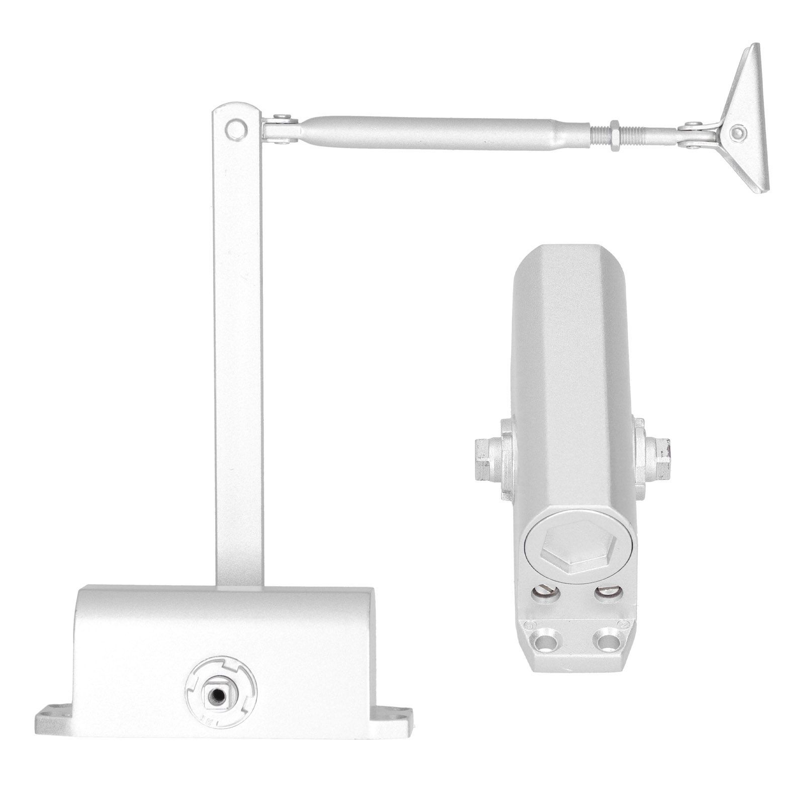 Adjustable Fireproof Door Closer 180‑Degree Spring Hydraulic Buffer Automatic view 9