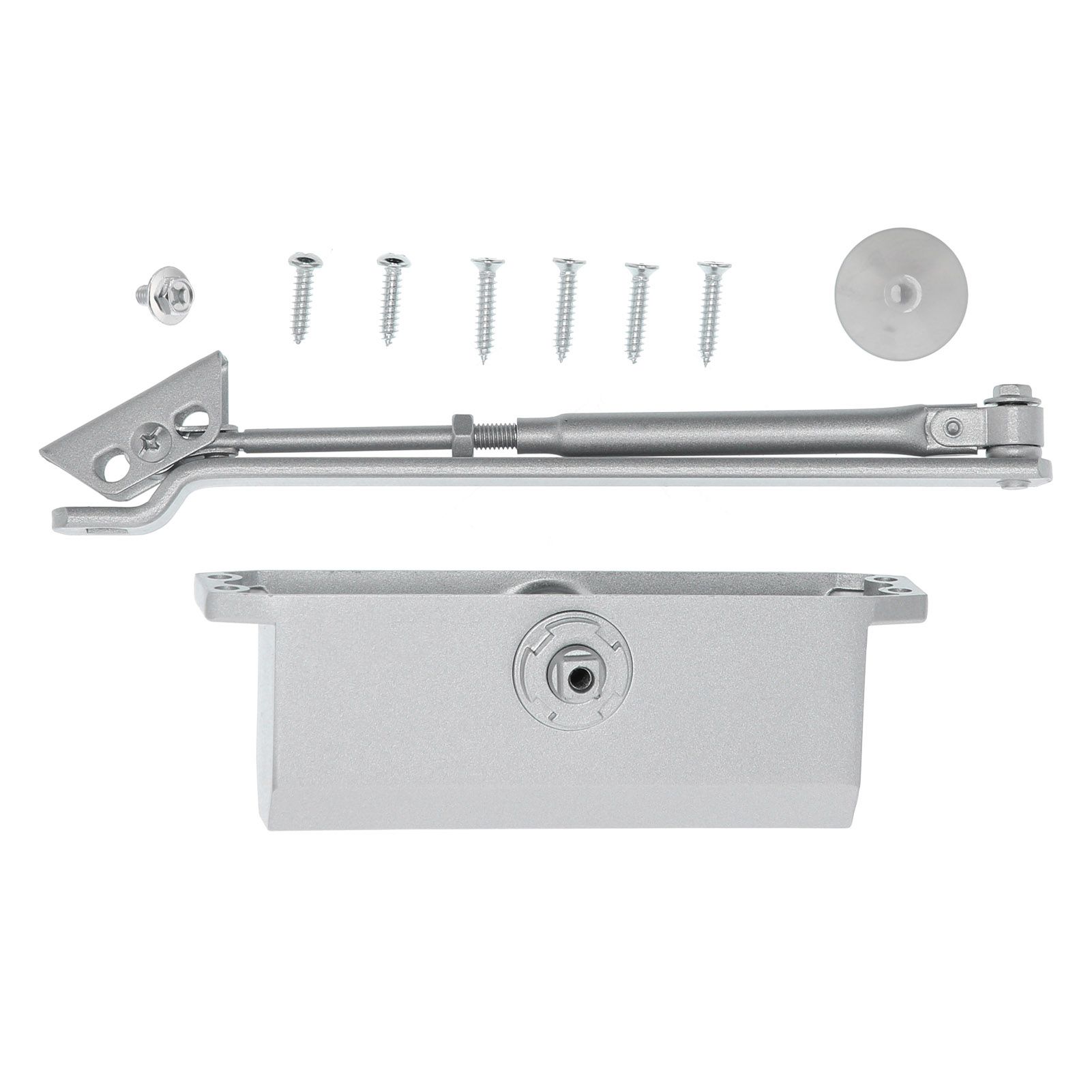 Door Closer Hydraulic Buffer Damper Automatic Adjustable Spring Closer for