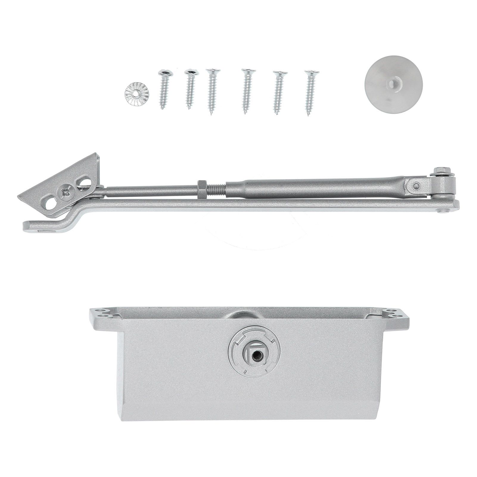 Door Closer Hydraulic Buffer Damper Automatic Adjustable Spring Closer for view 3