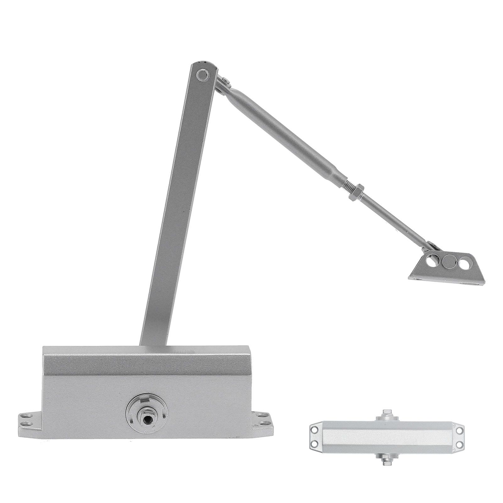 Door Closer Hydraulic Buffer Damper Automatic Adjustable Spring Closer for view 9