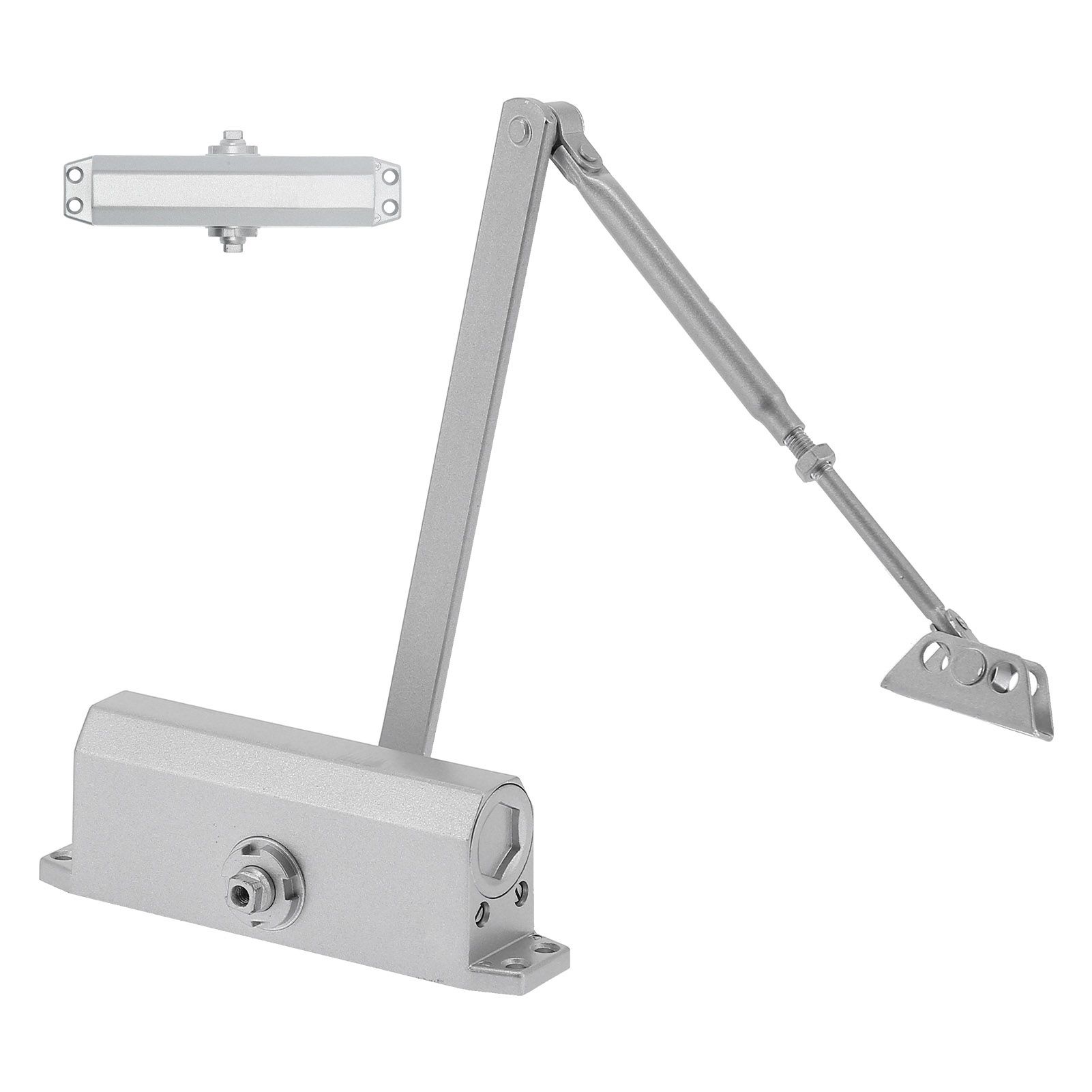 Door Closer Hydraulic Buffer Damper Automatic Adjustable Spring Closer for view 10