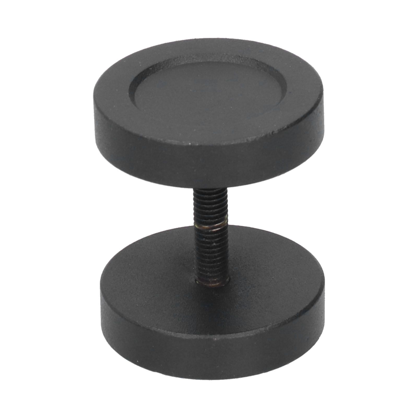 Barn Door Handle Carbon Steel Round Sliding Door Knob for Garages Cabinet view 2