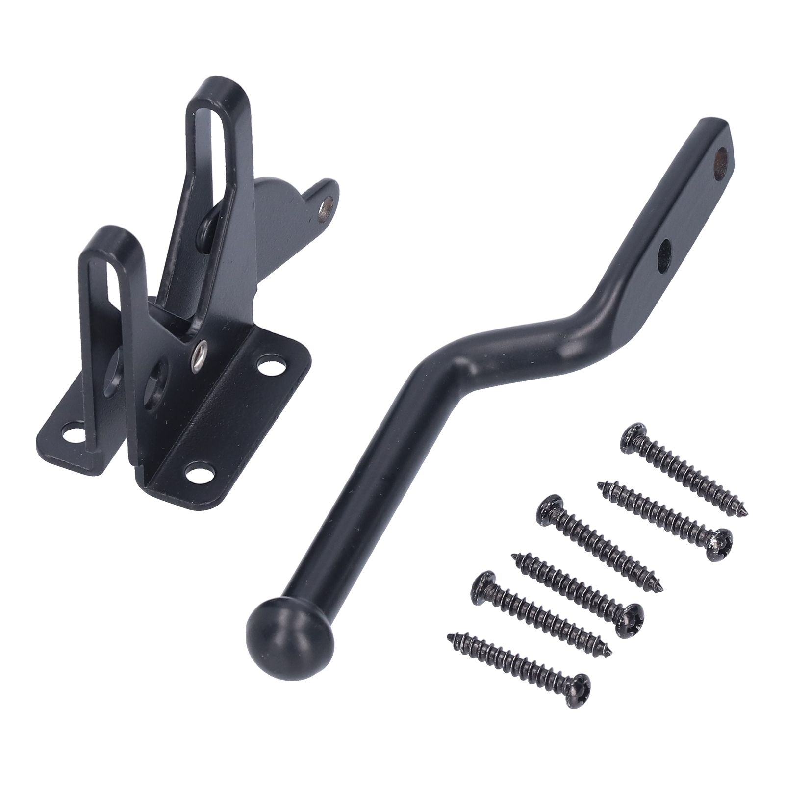 Gate Latch Kit RustProof Carbon Steel Fence Bolt Lock Safety Door Hardware view 2