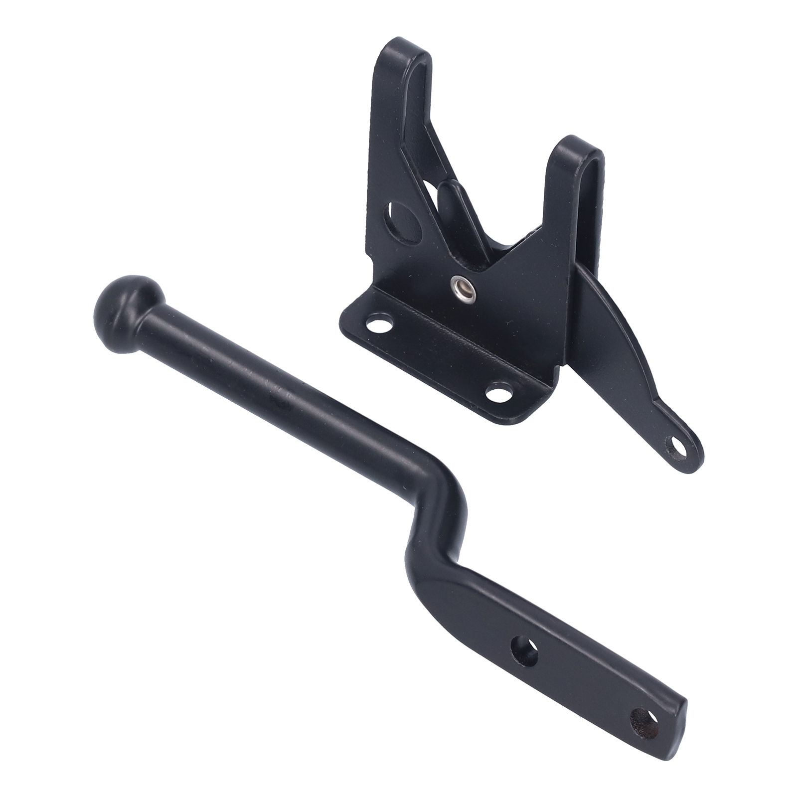 Gate Latch Kit RustProof Carbon Steel Fence Bolt Lock Safety Door Hardware view 6