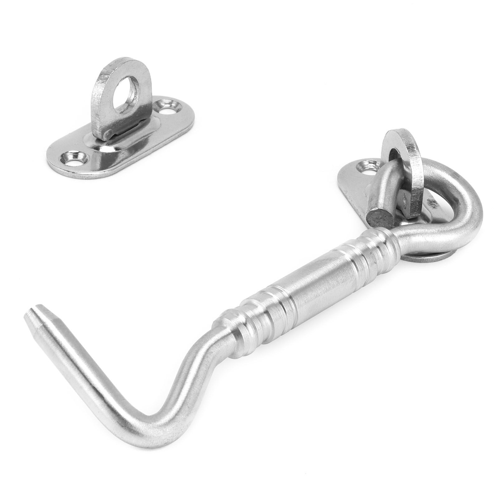 Door Eye Latch Set 201 Stainless Steel Latch Lock Hardwares for Gate Sliding