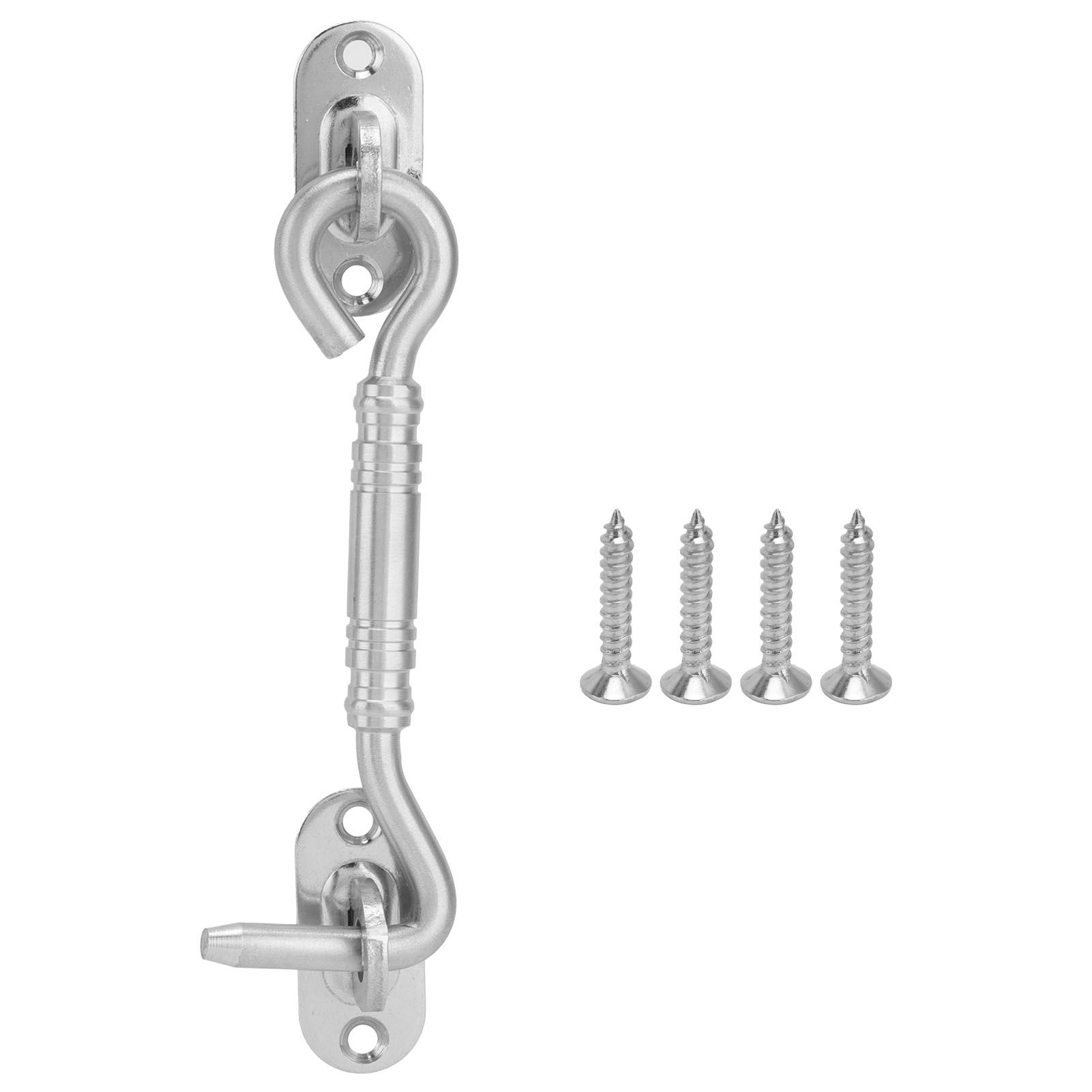 Door Eye Latch Set 201 Stainless Steel Latch Lock Hardwares for Gate Sliding view 2