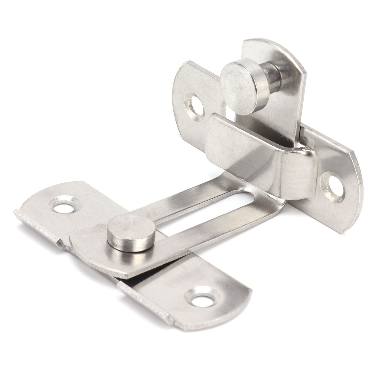 90 Degree Angle Barn Door Latch Buckle Stainless Steel Sliding Door Hardware