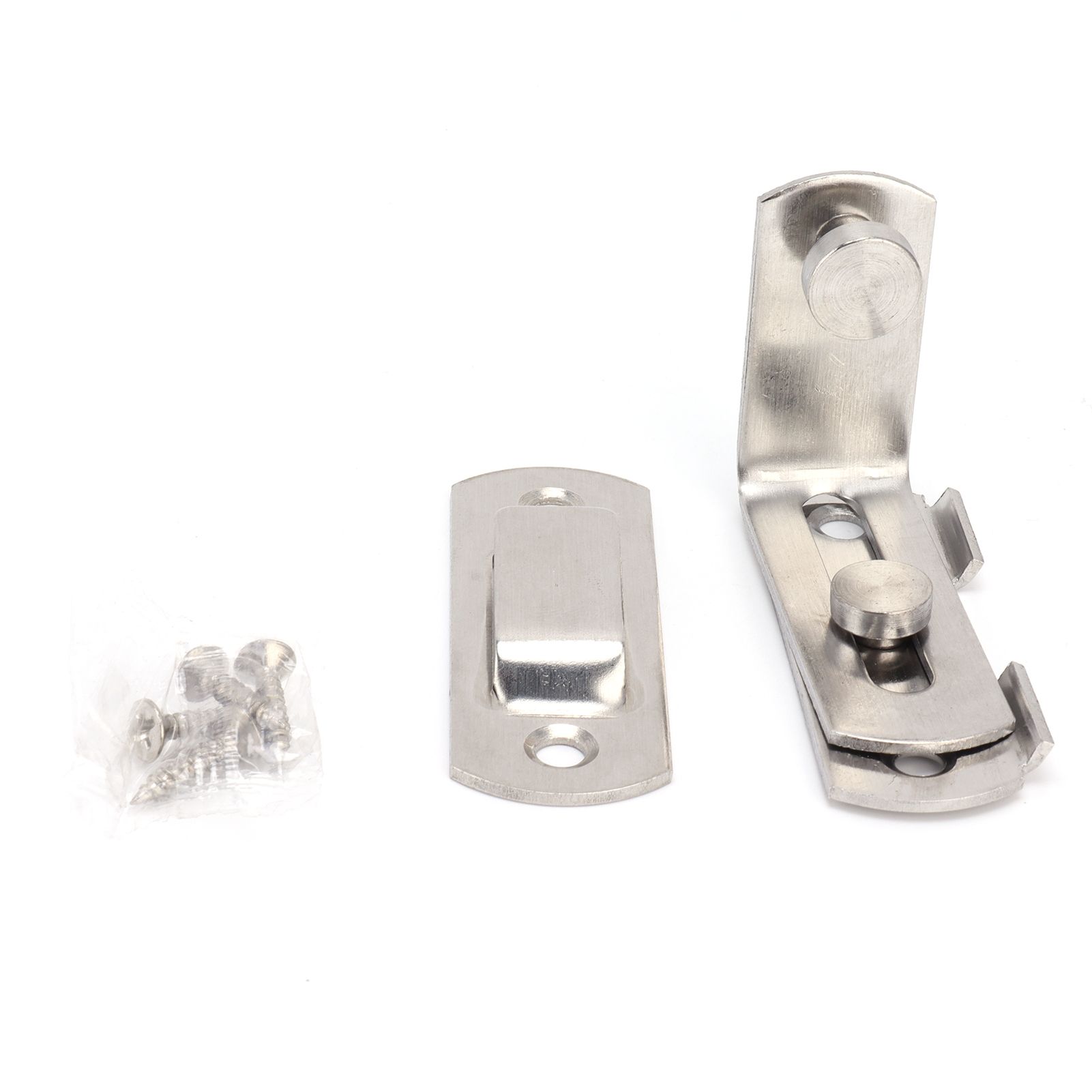 90 Degree Angle Barn Door Latch Buckle Stainless Steel Sliding Door Hardware view 2