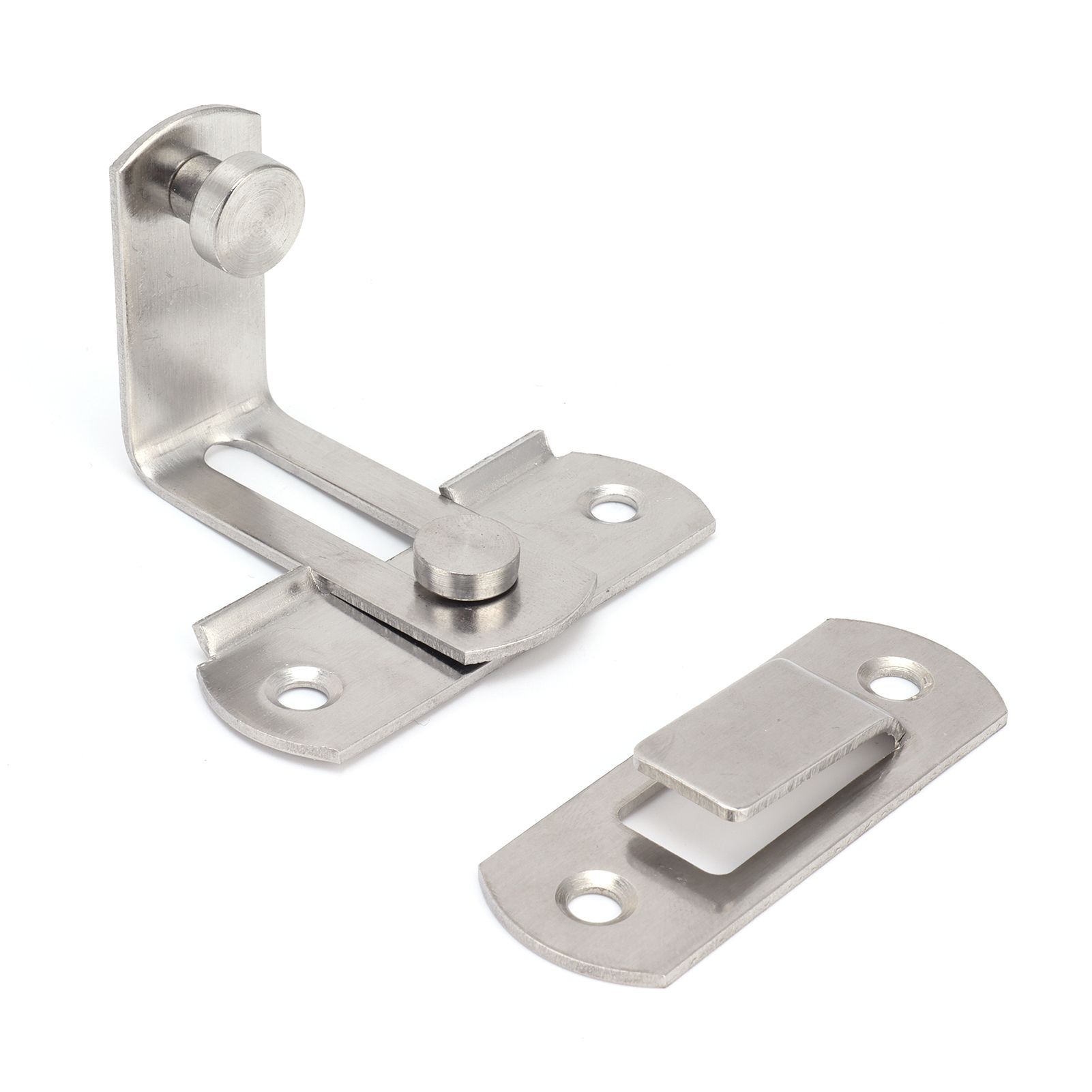 90 Degree Angle Barn Door Latch Buckle Stainless Steel Sliding Door Hardware view 5