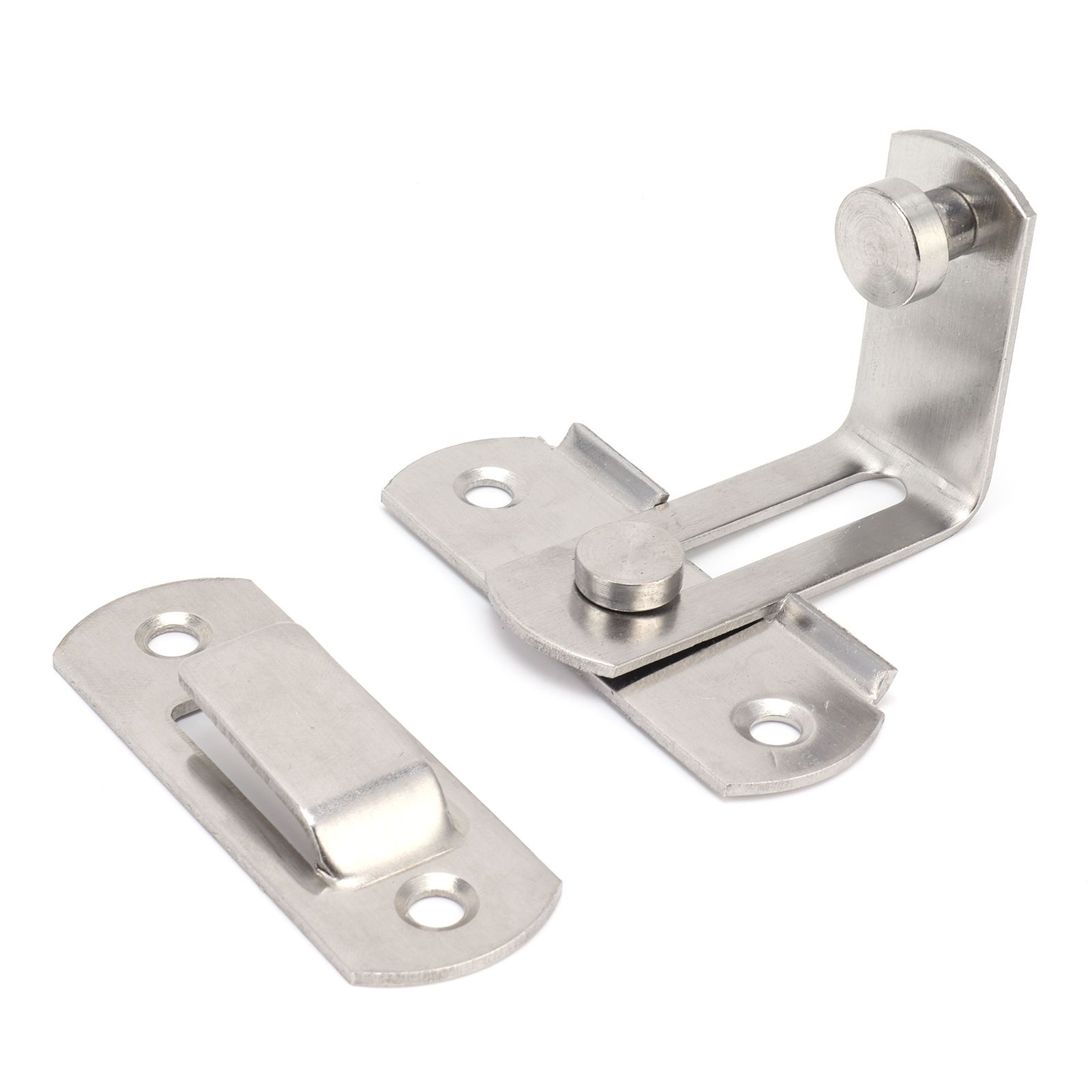 90 Degree Angle Barn Door Latch Buckle Stainless Steel Sliding Door Hardware view 7