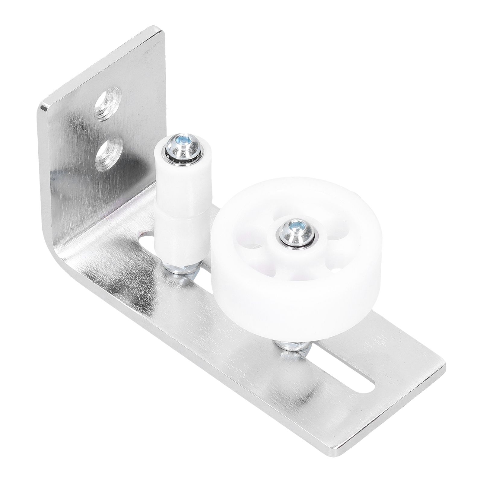 Barn Door Floor Guide Carbon Steel Chromeplating Floor Roller Guide Kit view 3