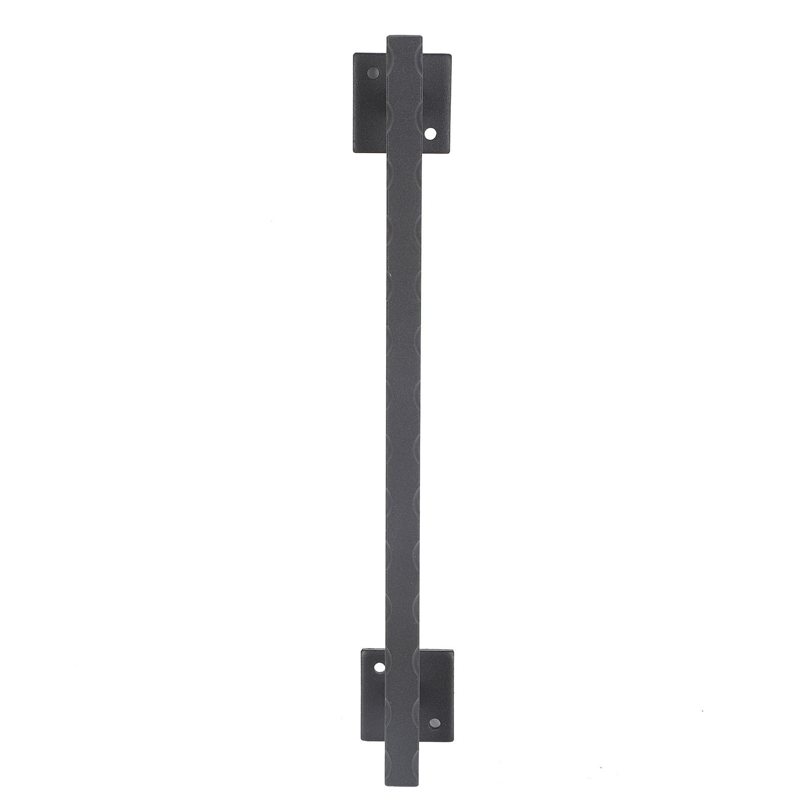 Carbon Steel Barn Handle Matte Frosted Sliding Door Pull for Garage Cabinet