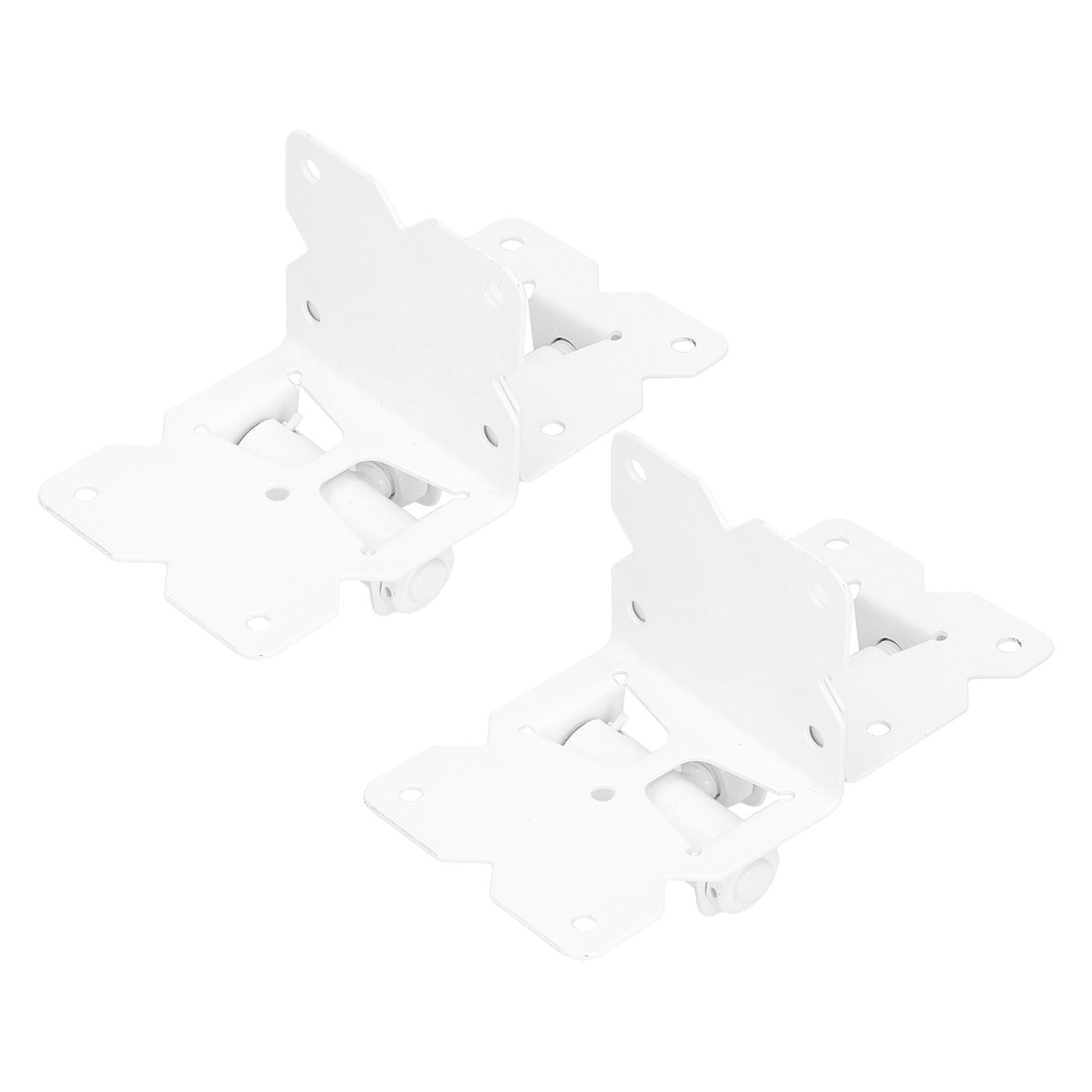 White Garden Fence Door Hinge Carbon Steel Fence Gate Hinge Hardware Accessory