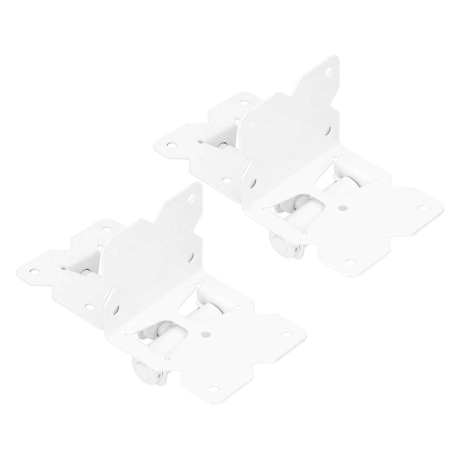 White Garden Fence Door Hinge Carbon Steel Fence Gate Hinge Hardware Accessory view 3