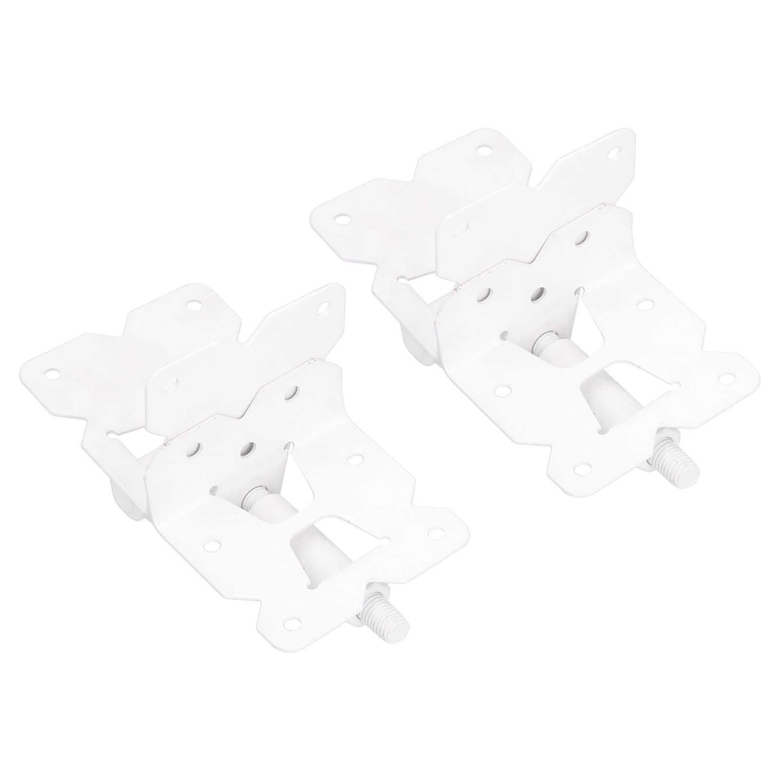 White Garden Fence Door Hinge Carbon Steel Fence Gate Hinge Hardware Accessory view 4