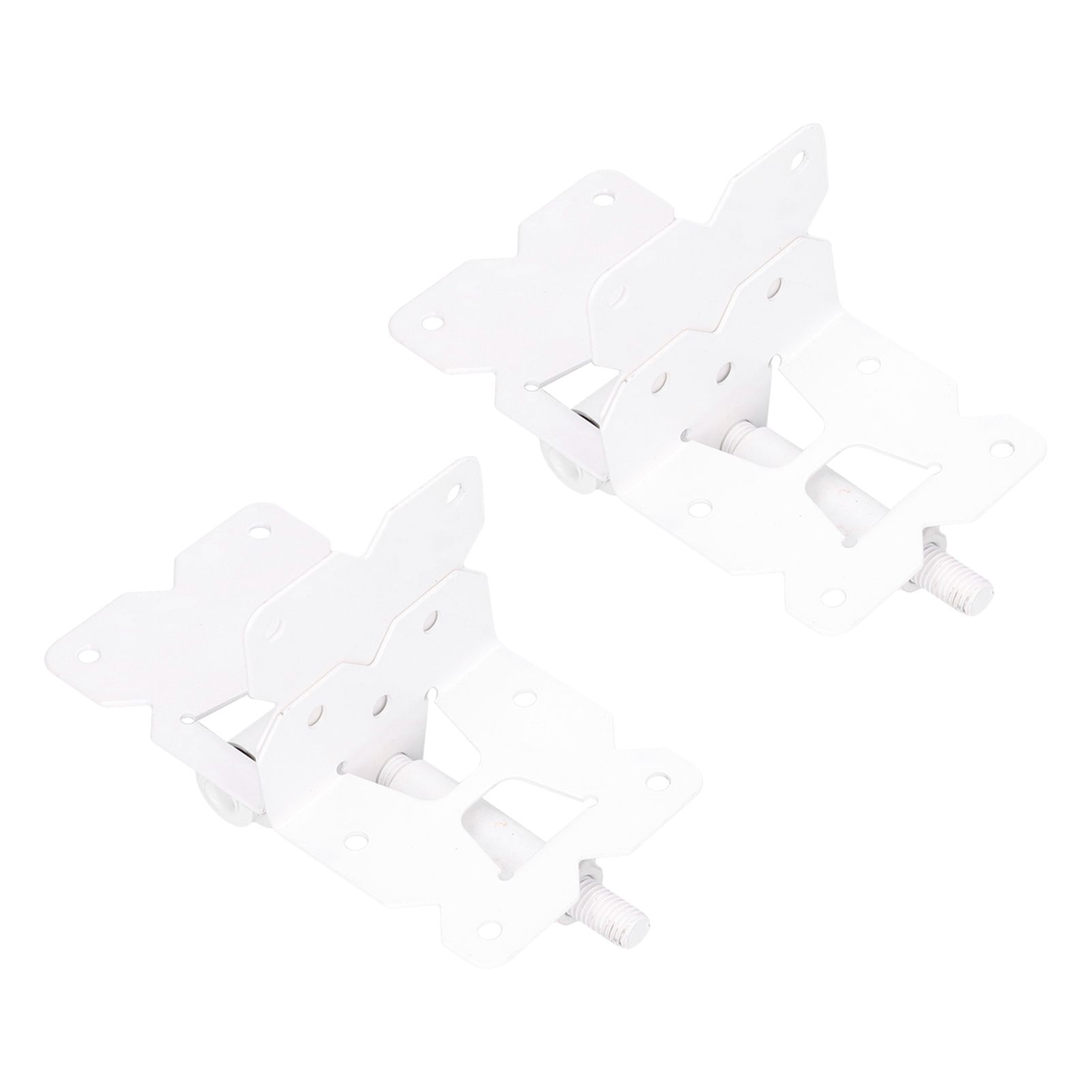 White Garden Fence Door Hinge Carbon Steel Fence Gate Hinge Hardware Accessory view 6