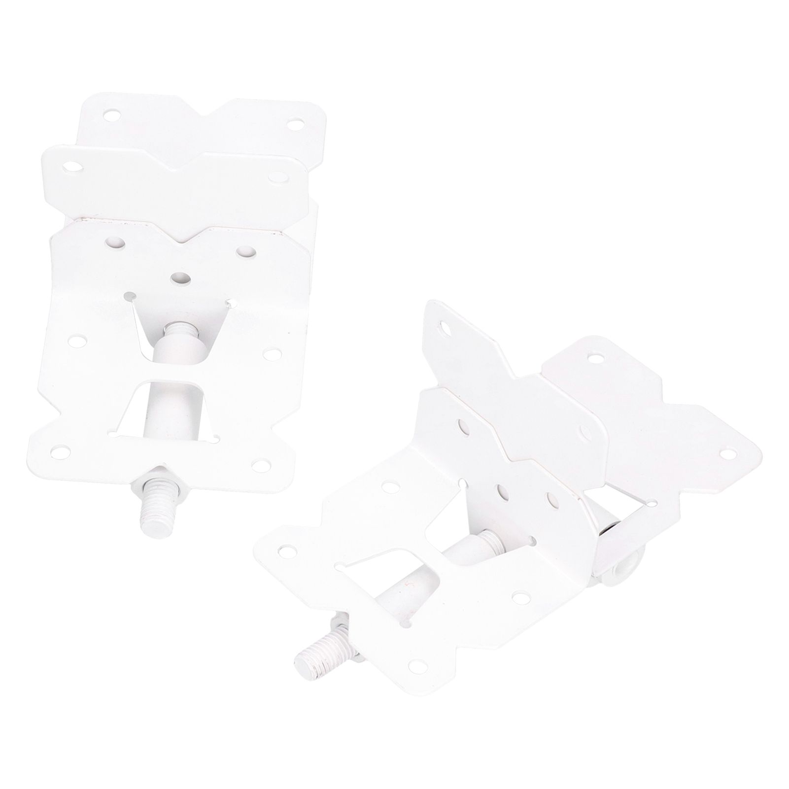 White Garden Fence Door Hinge Carbon Steel Fence Gate Hinge Hardware Accessory view 8