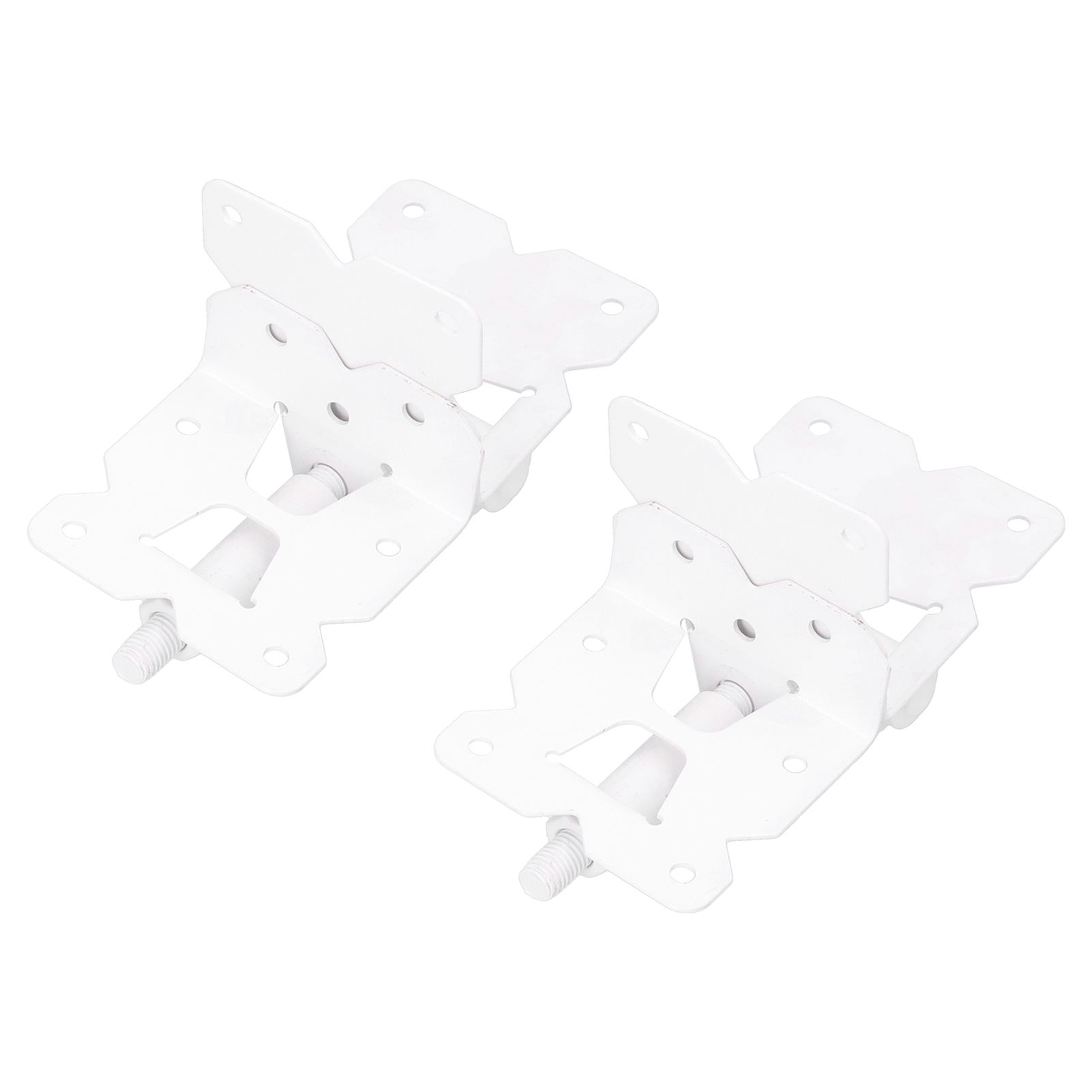 White Garden Fence Door Hinge Carbon Steel Fence Gate Hinge Hardware Accessory view 9