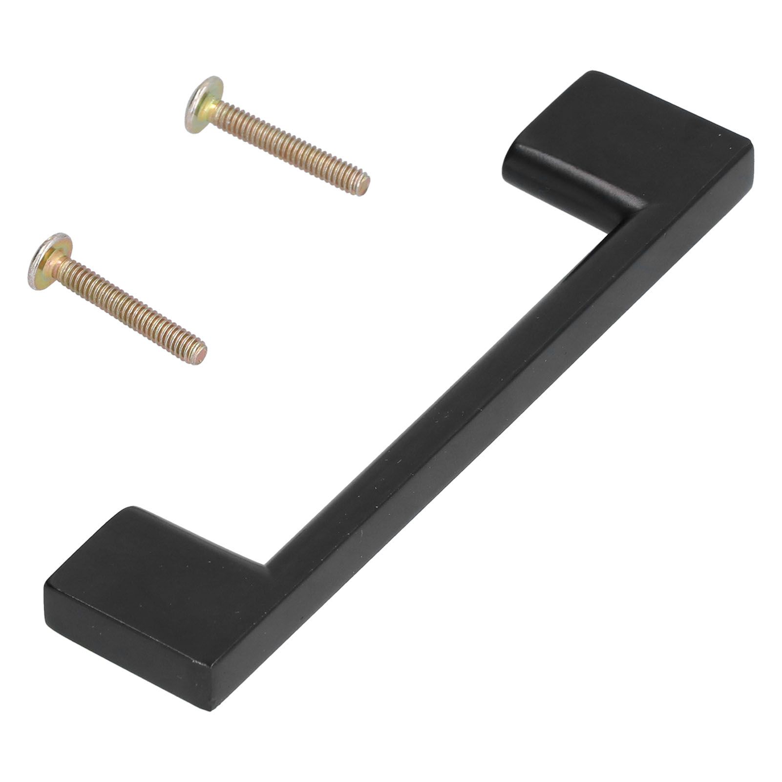 Black Door Handle Zinc Alloy Hardware Pull for Cabinet Door Wardrobe Furniture view 7