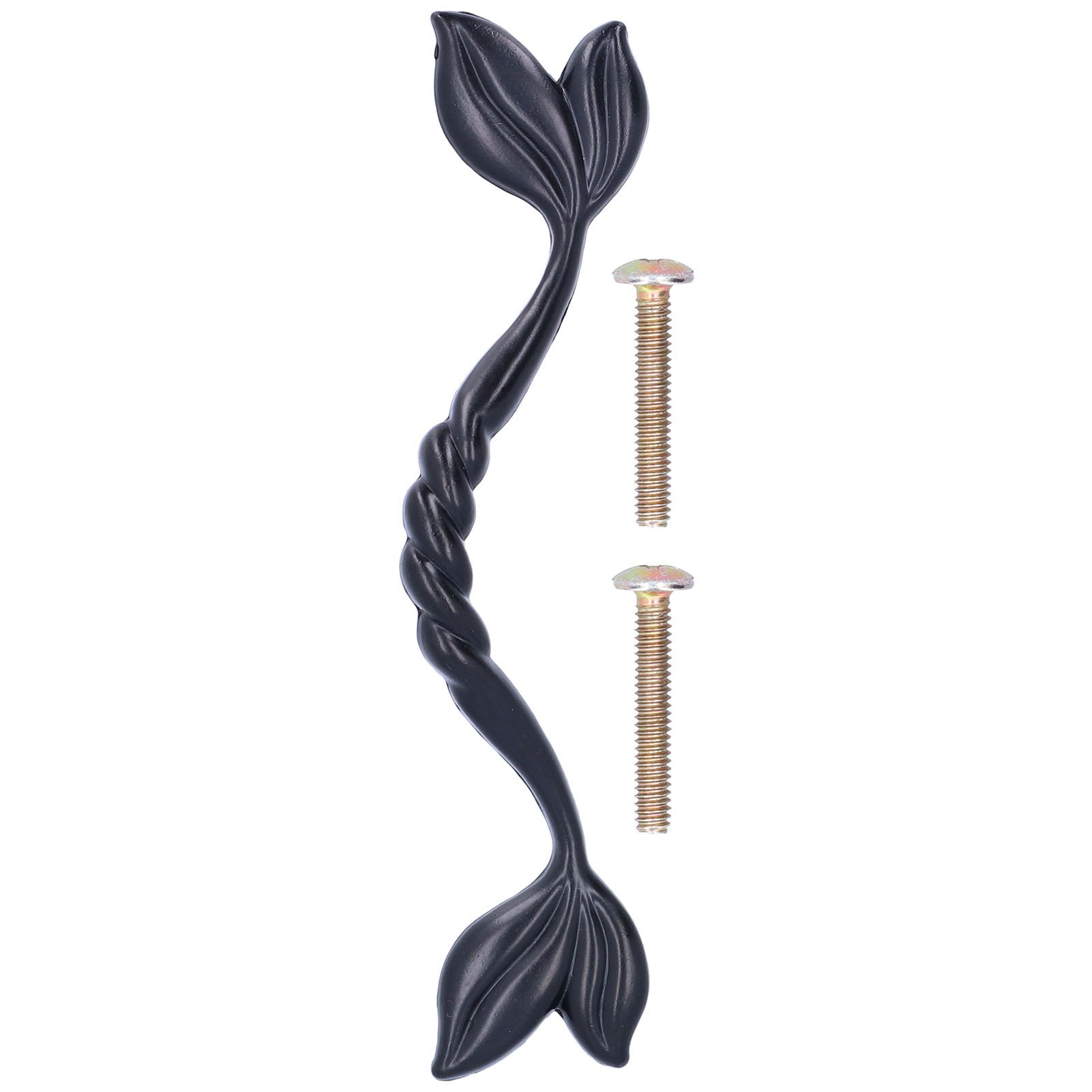 Black Zinc Alloy Cabinet Pull Innovative Wardrobes Handle Knob for Home view 2