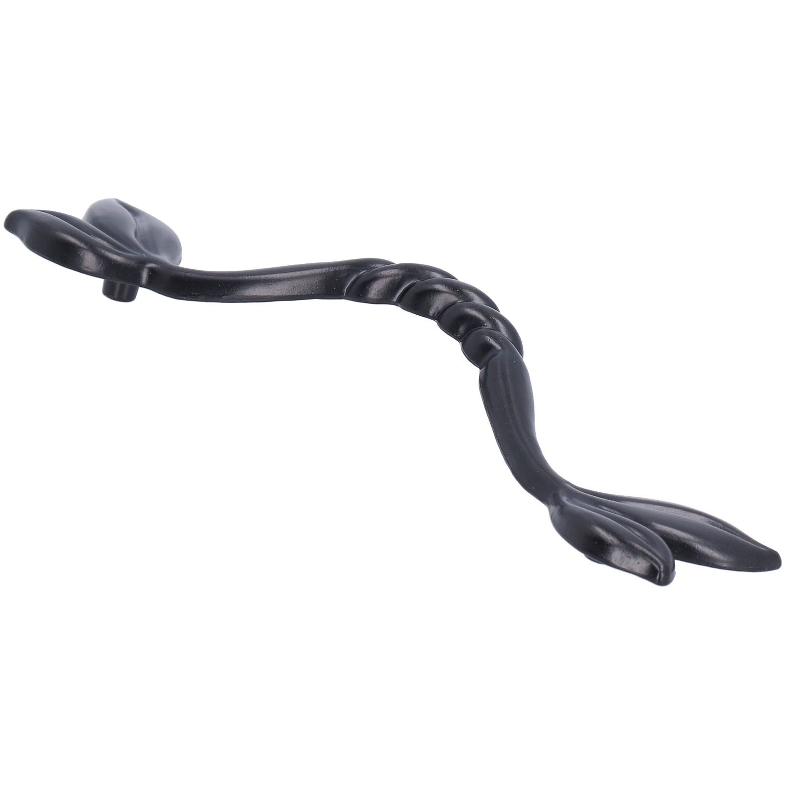Black Zinc Alloy Cabinet Pull Innovative Wardrobes Handle Knob for Home view 10