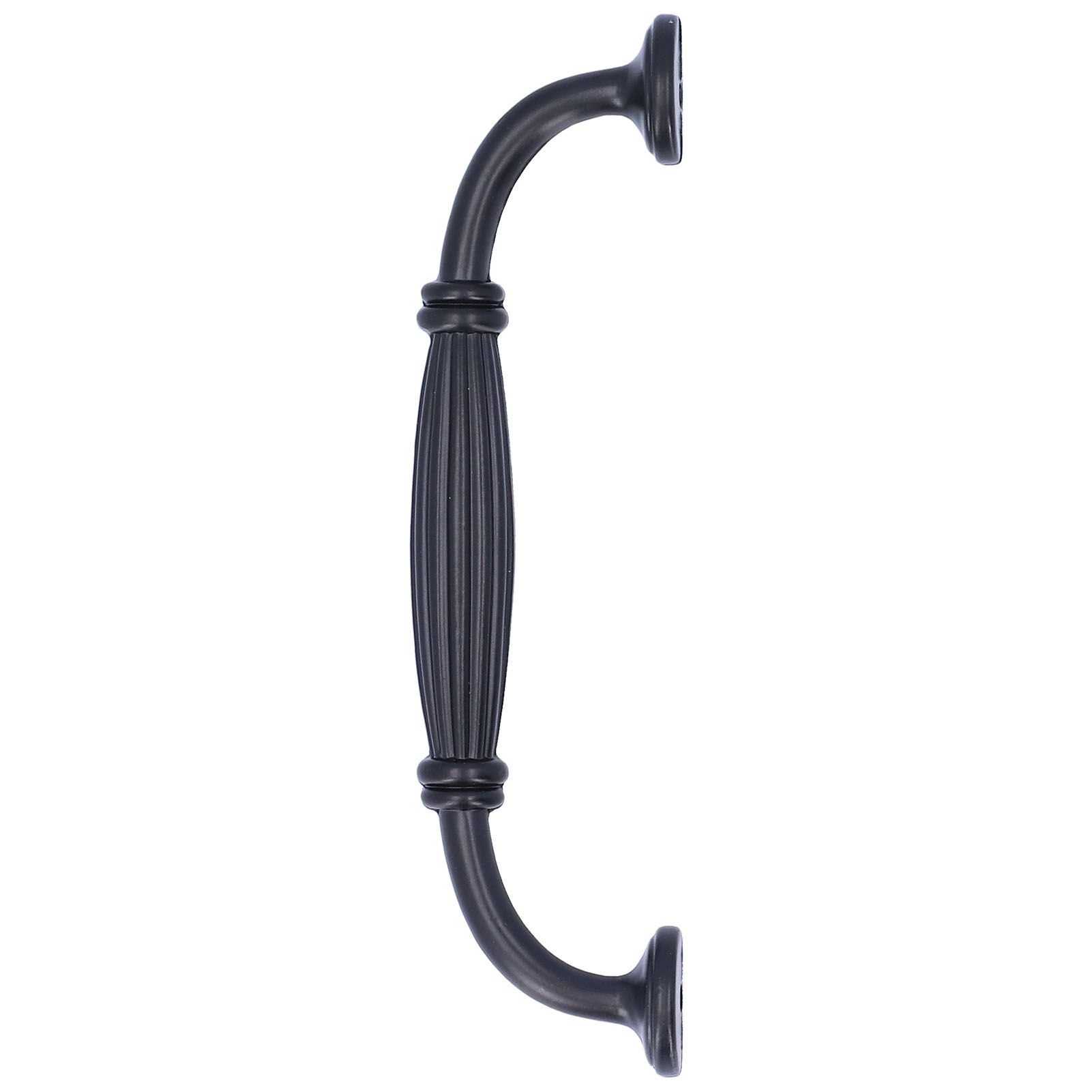 Zinc Alloy Cabinet Handle Black Wardrobes Pull Knob Hardware Accessory for