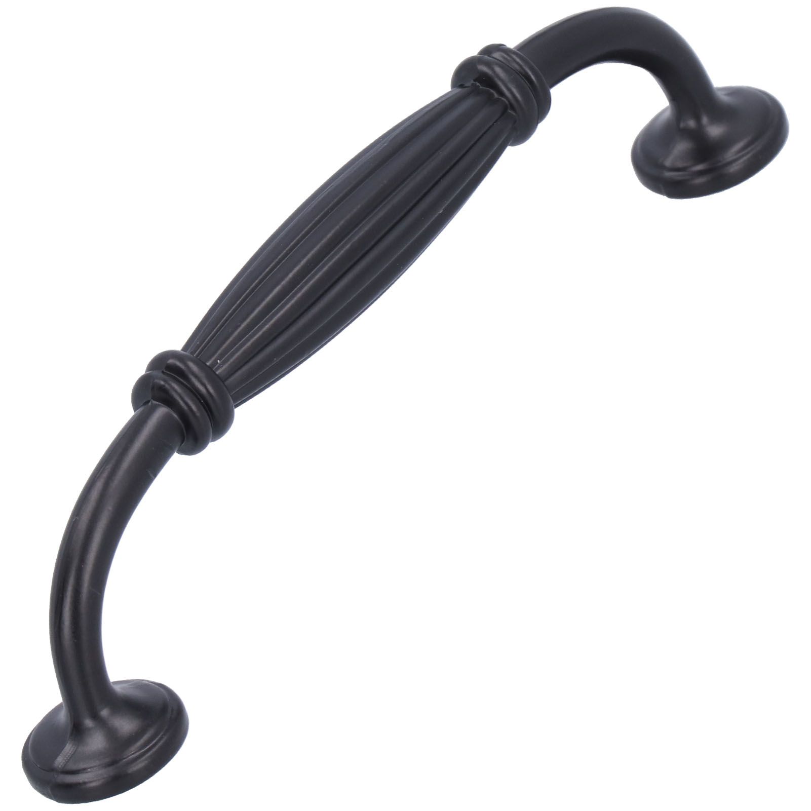 Zinc Alloy Cabinet Handle Black Wardrobes Pull Knob Hardware Accessory for view 10