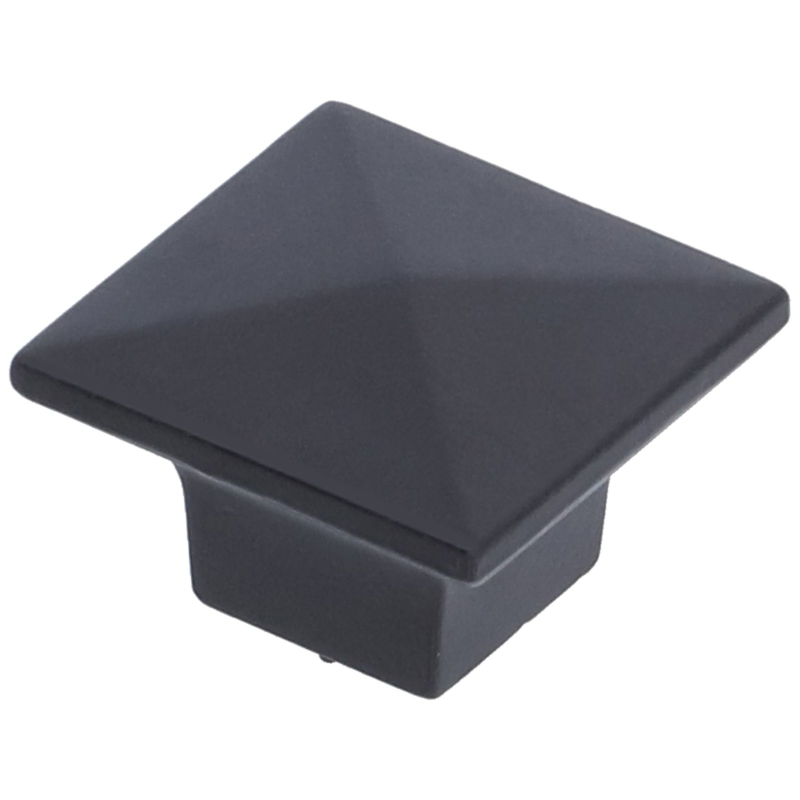 Black Single Hole Cabinet Handle Zinc Alloy Dressers Knobs for Wardrobes