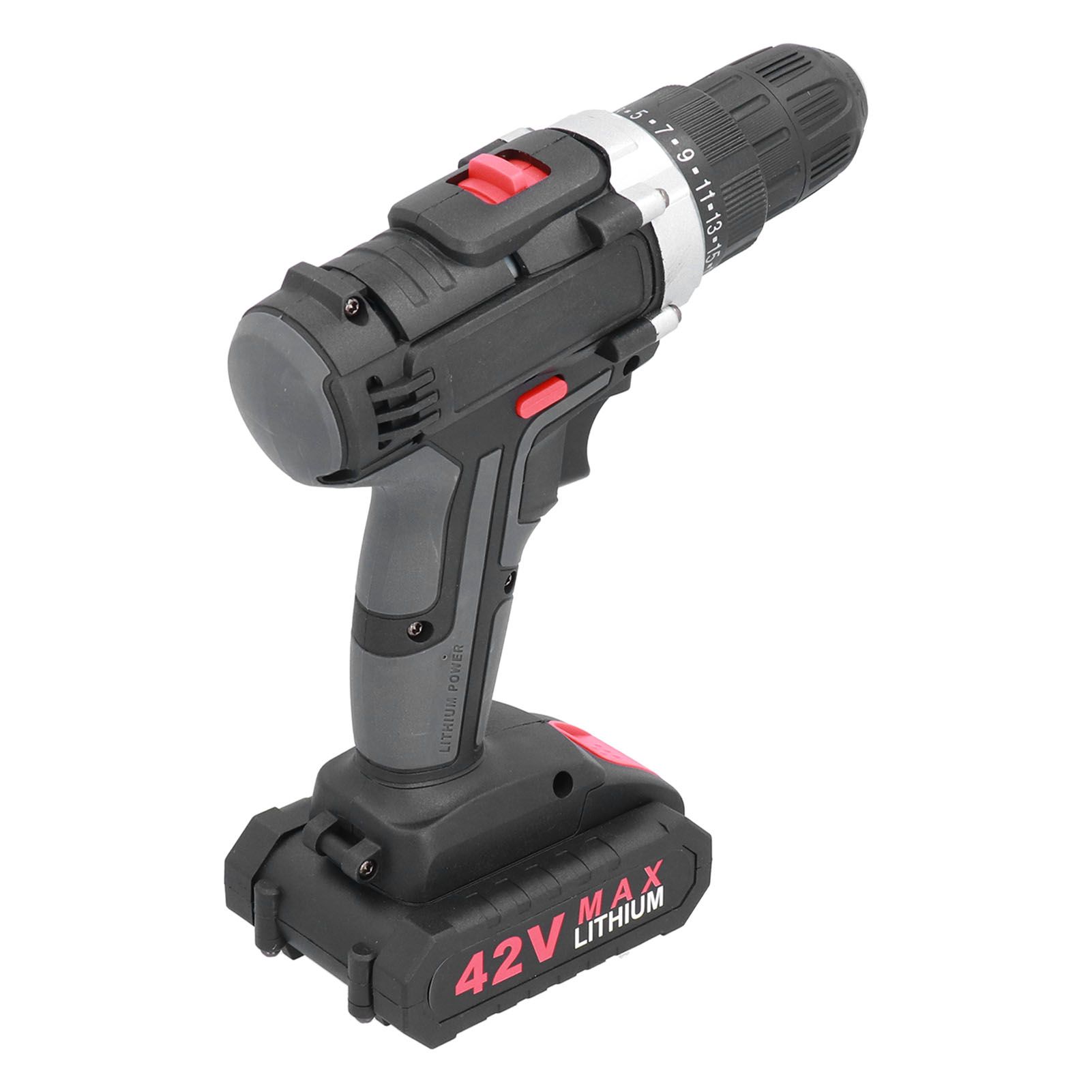 42V Cordless Electric Drill 2‑Variable Speed Portable Zinc Alloy Screwdriver view 3
