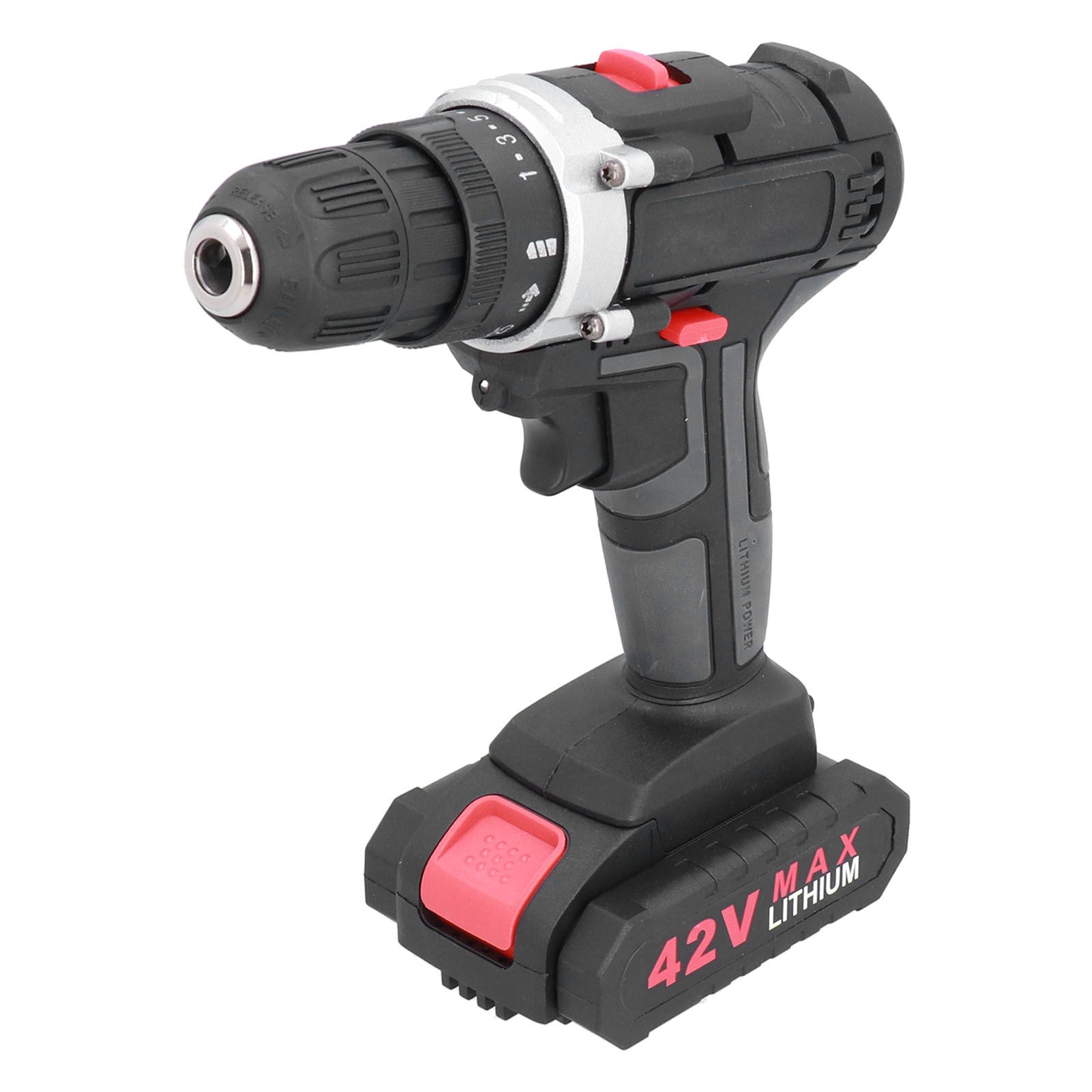 42V Cordless Electric Drill 2‑Variable Speed Portable Zinc Alloy Screwdriver view 4