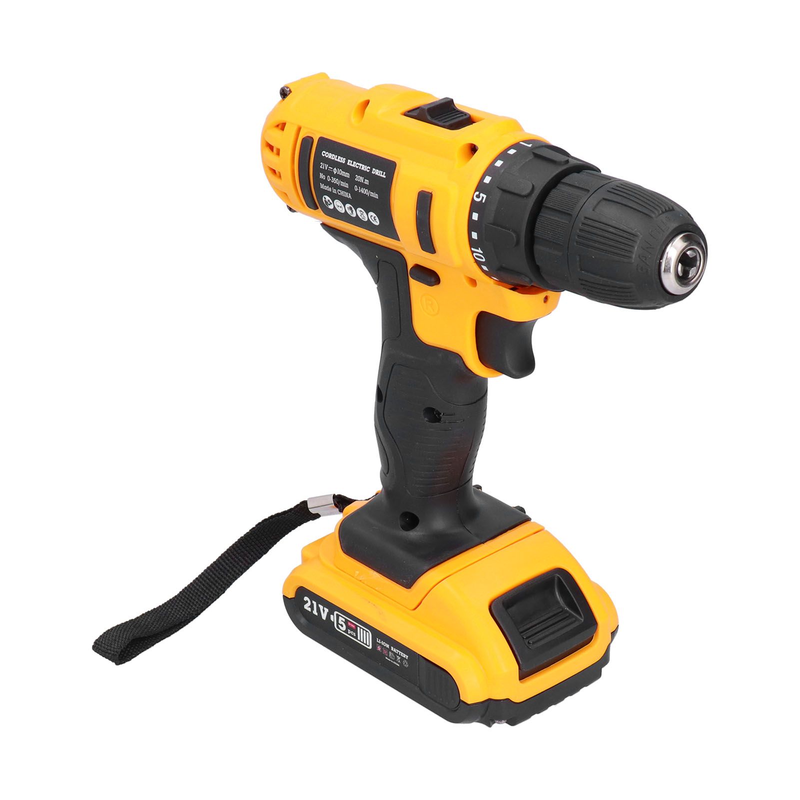 21V Lithium Cordless Electric Drill MultiFunction Drill Driver Rechargeable view 4