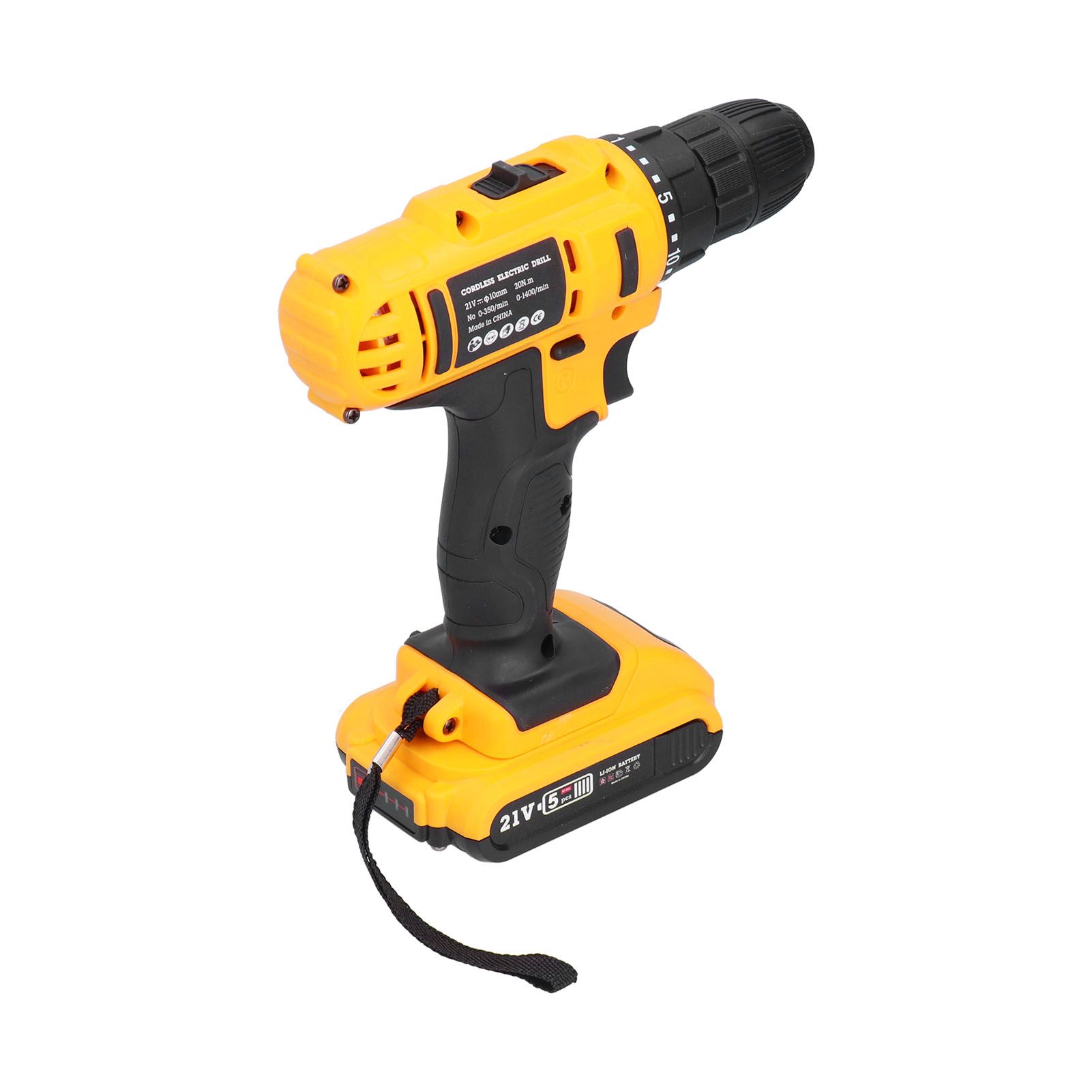 21V Lithium Cordless Electric Drill MultiFunction Drill Driver Rechargeable view 6