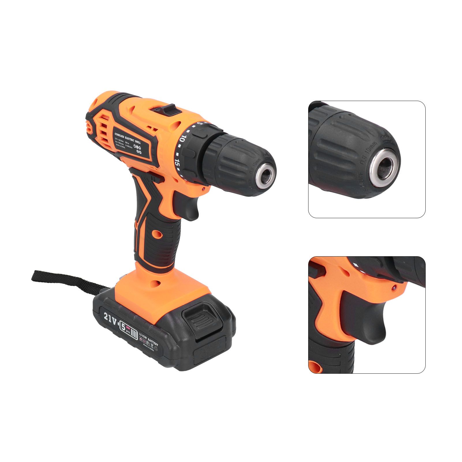 Double Speed Handheld Lithium Electric Drill Multifunction Rechargeable view 10