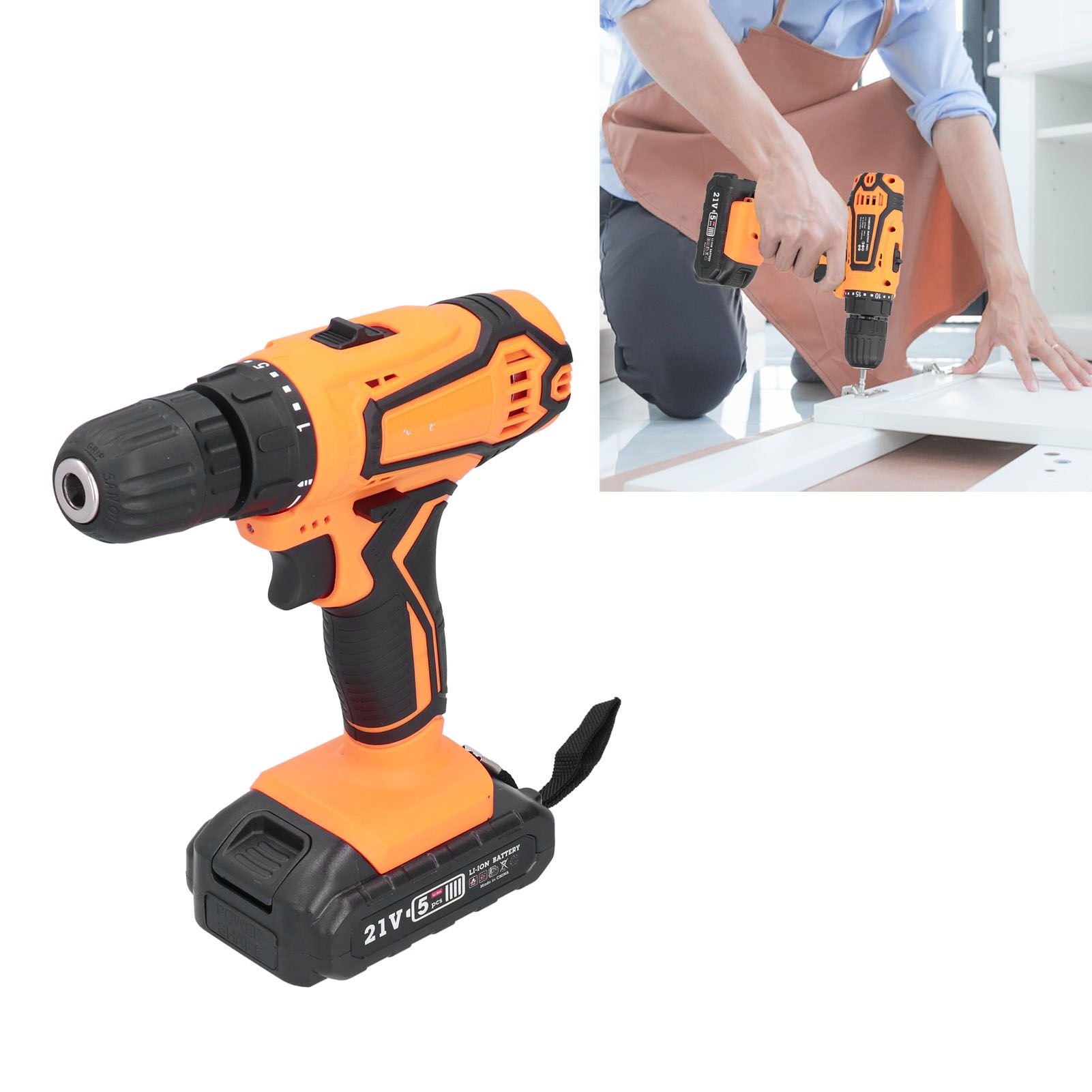 Double Speed Handheld Lithium Electric Drill Multifunction Rechargeable view 12