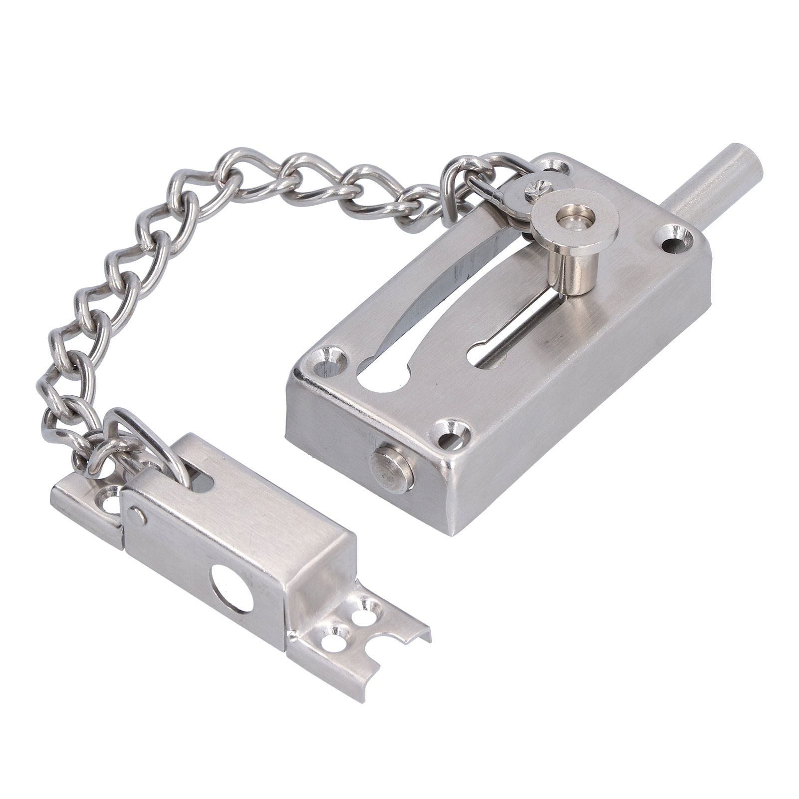 Door Slide Bolt Latch Stainless Steel AntiTheft Safety Gate Lock for Home view 6